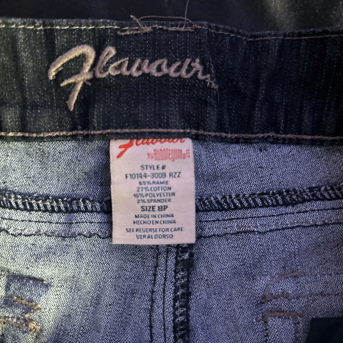 Vintage Flavour black low-rise jeans Size 30" / US 8 / IT 44 - 4 Thumbnail