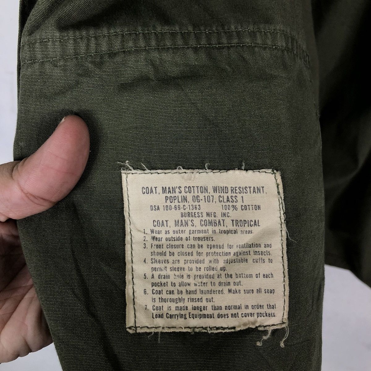 Vintage 40’s True Vintage Cargo Wind Resistant Poplin OG-107 Class1 Size US S / EU 44-46 / 1 - 14 Thumbnail
