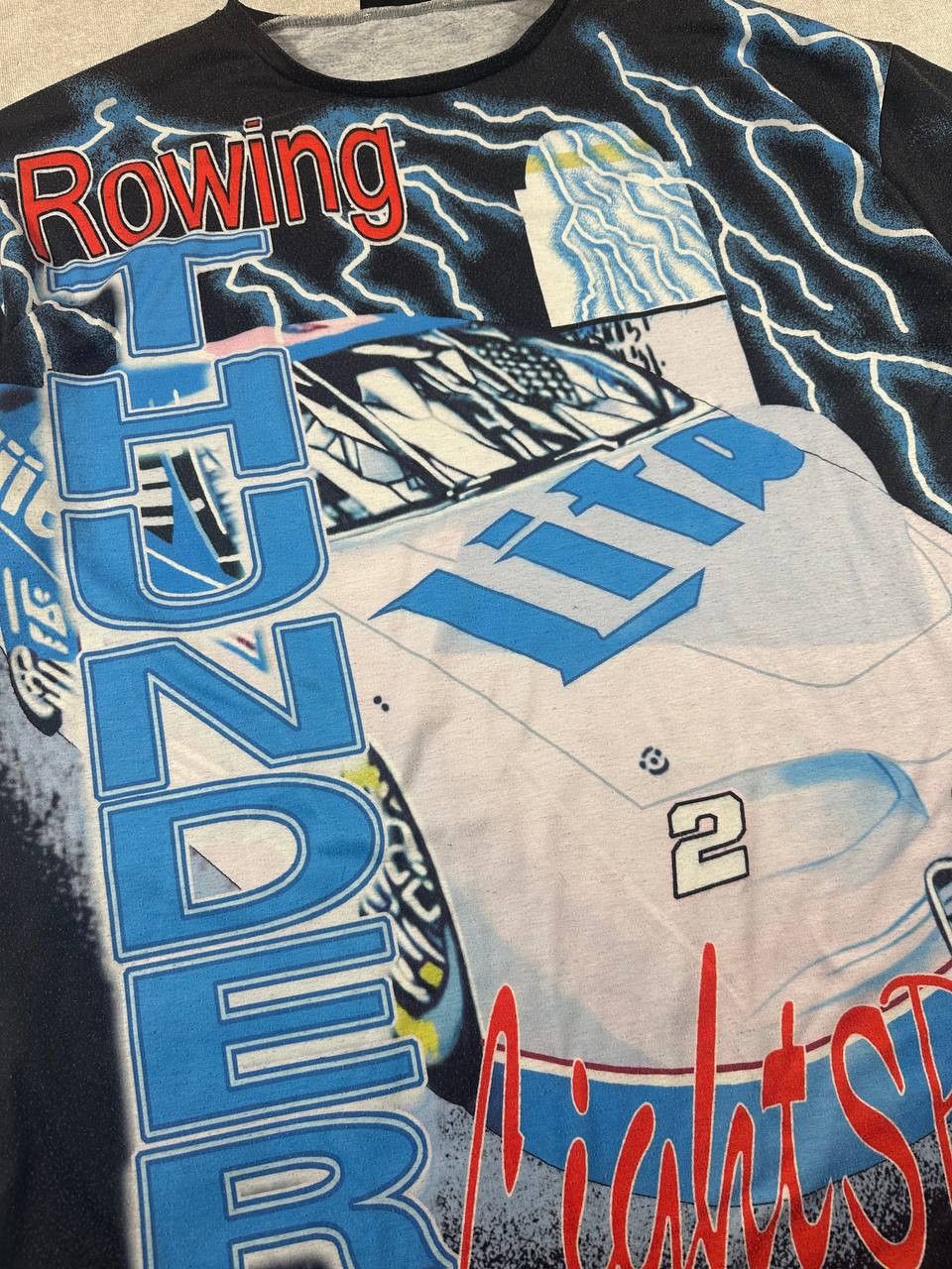 Other Vintage Rowing Thunder Fullprint Y2K Racing Car Tee Size US L / EU 52-54 / 3 - 2 Thumbnail
