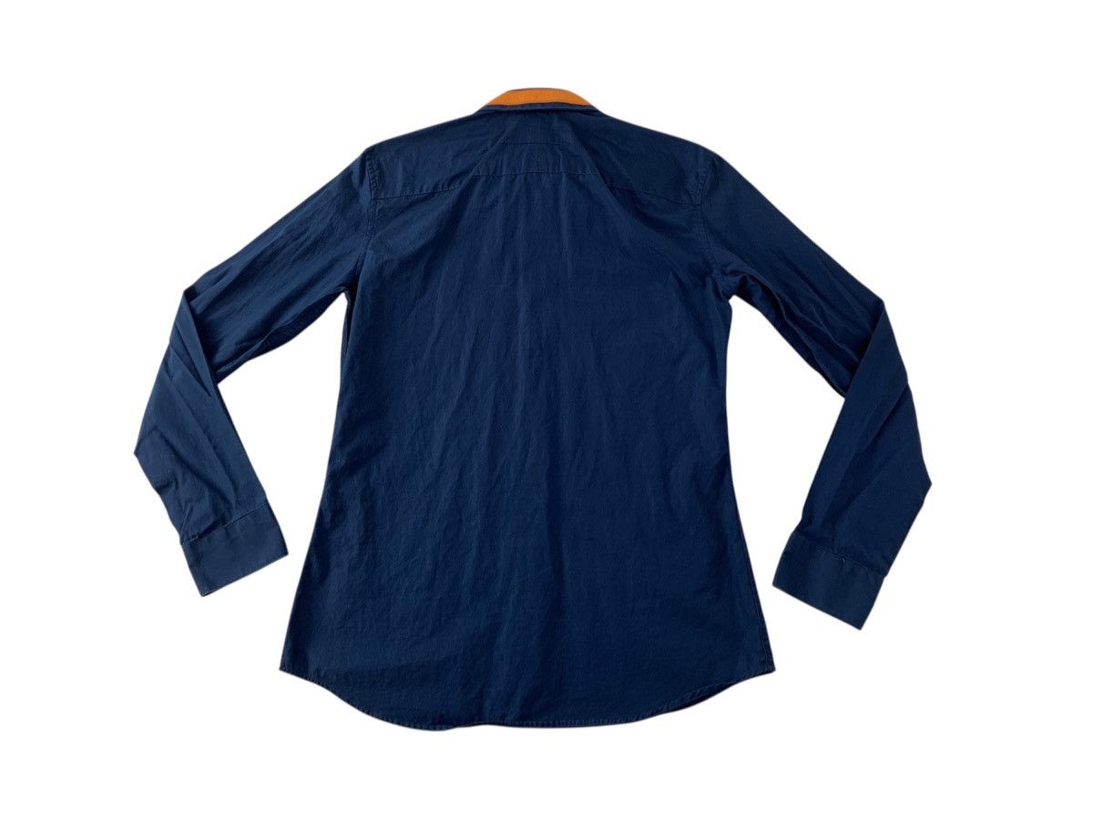 Givenchy Givenchy Paris Navy Blue Button Down Star Details Shirt Size US M / EU 48-50 / 2 - 2 Thumbnail