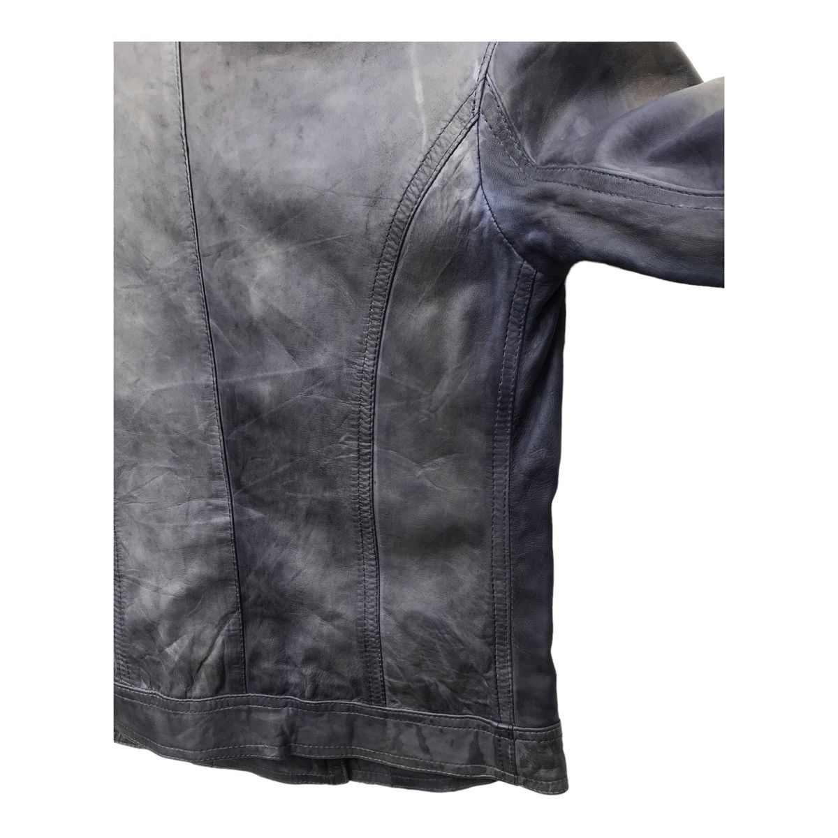 Vera Pelle Vera Pelle Women Double Collar Rockabilly Leather Jacket Size S / US 4 / IT 40 - 13 Thumbnail
