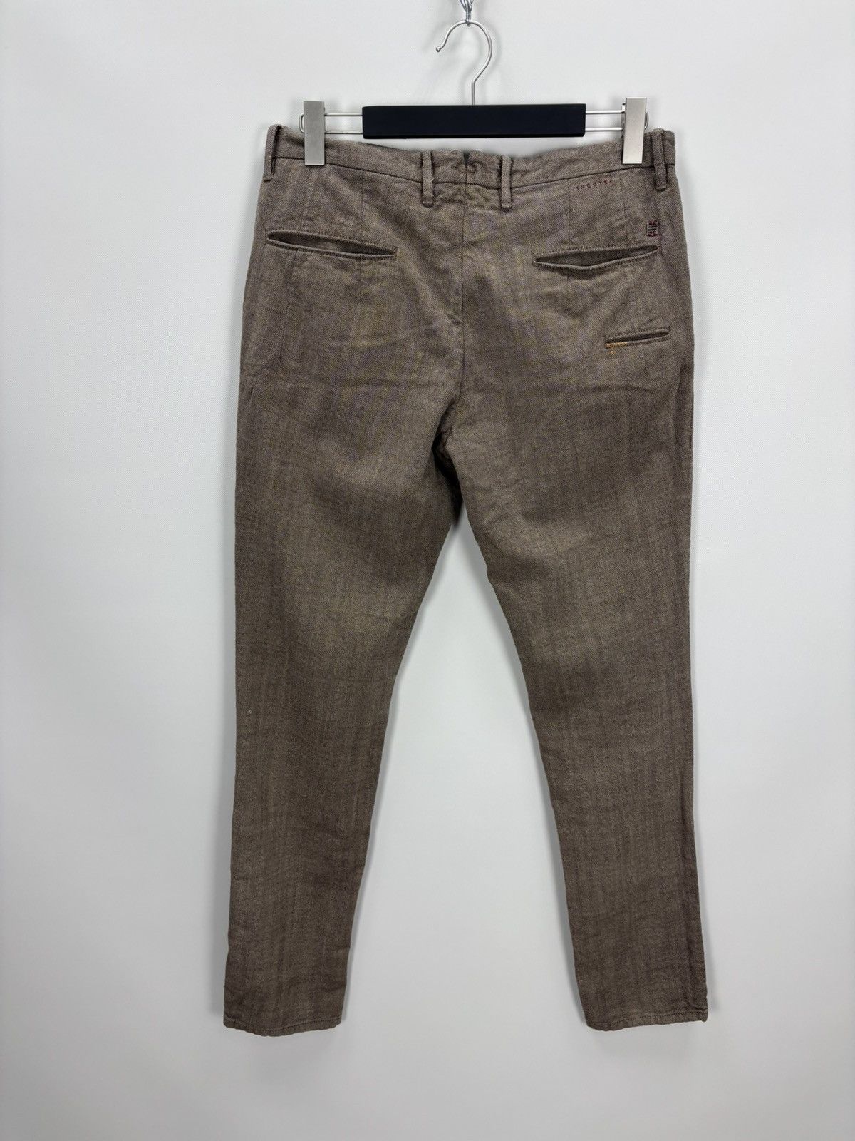 Incotex Mens pants Incotex Size 35 Color Brown Size US 35 - 6 Thumbnail