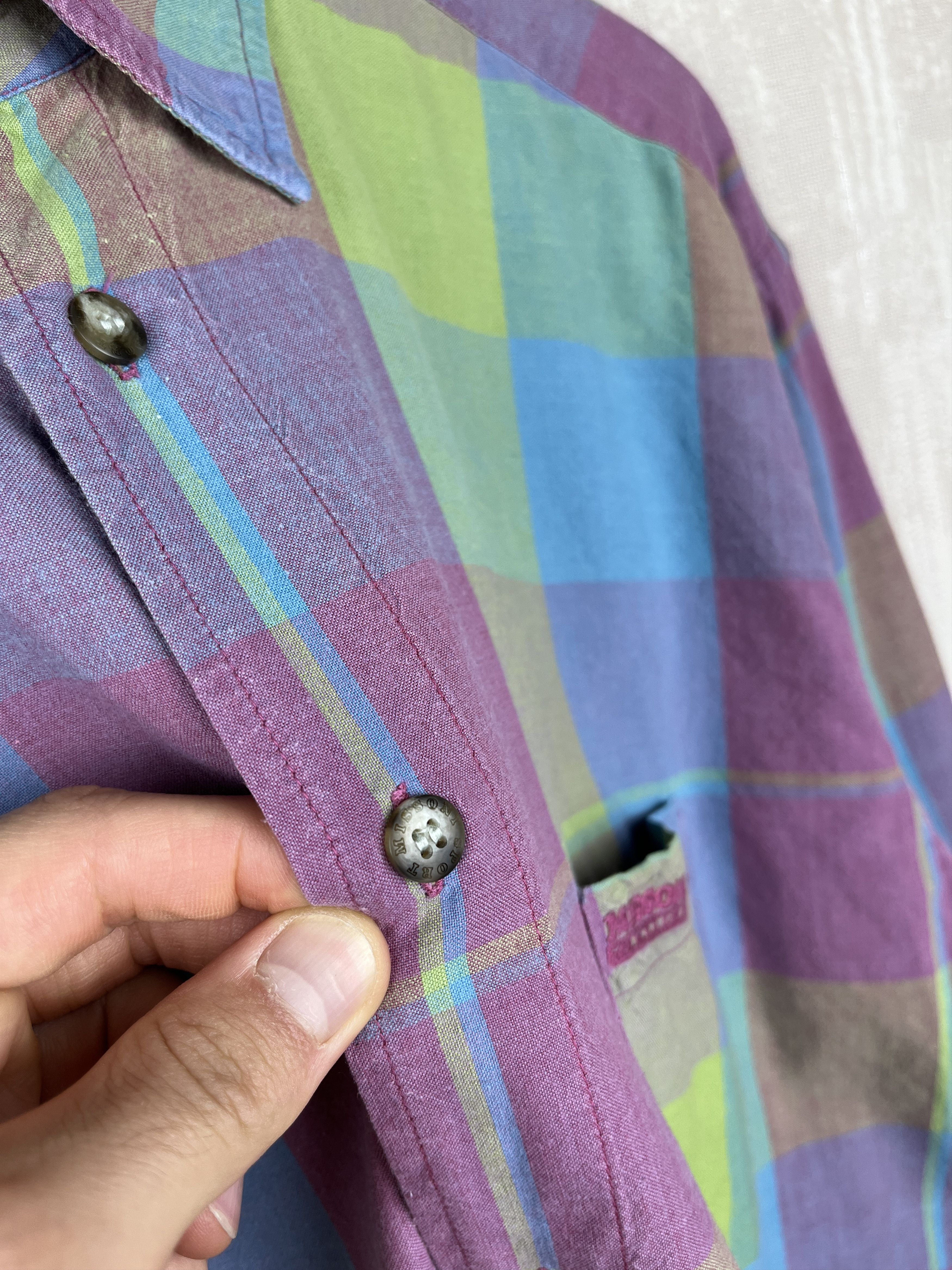 Missoni Missoni Sport Long Sleeve Check Shirt Pocket Plaid Size US M / EU 48-50 / 2 - 8 Thumbnail