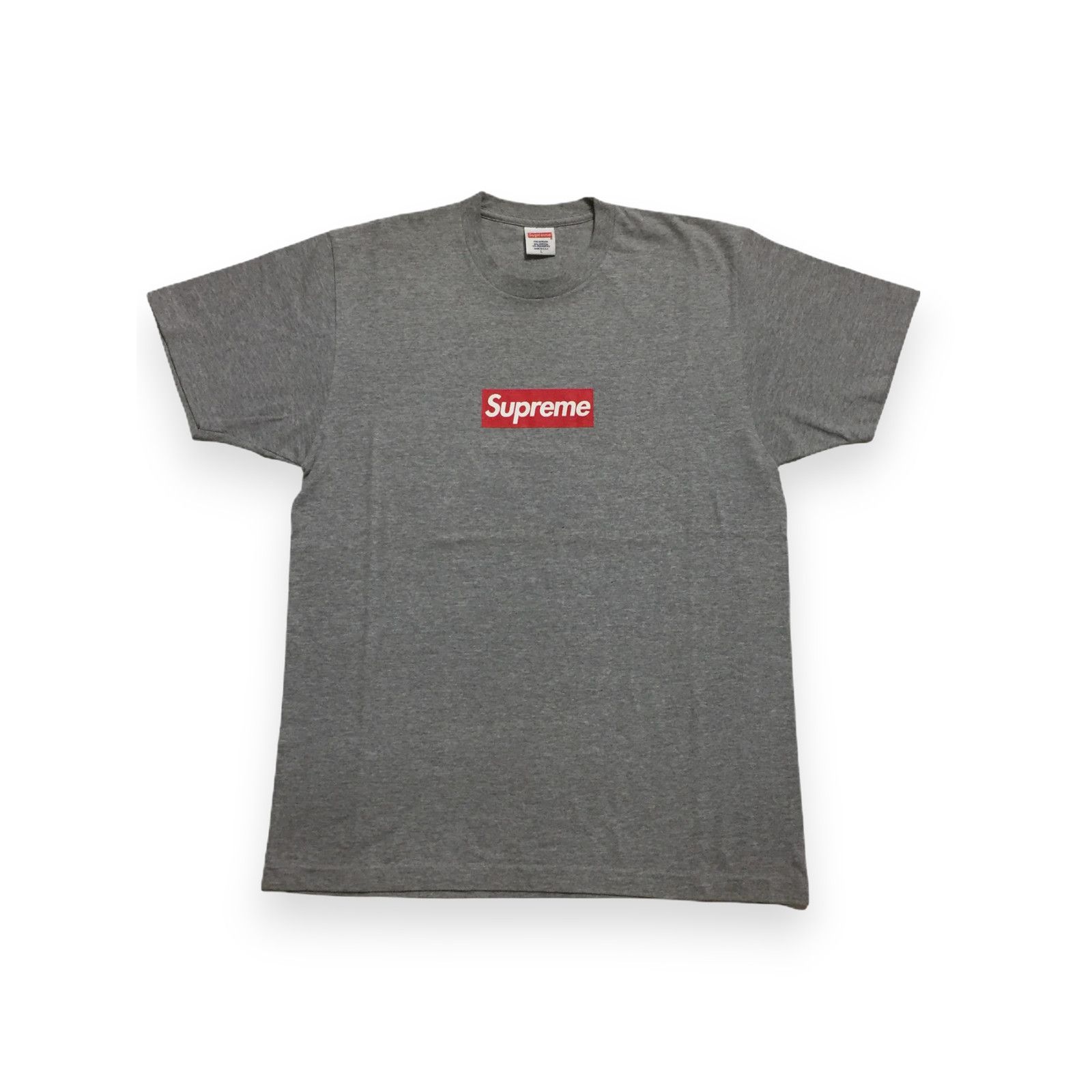 Supreme 2014 Supreme 20th Anniversary Grey Box Logo Tee Size US L / EU 52-54 / 3 - 2 Thumbnail