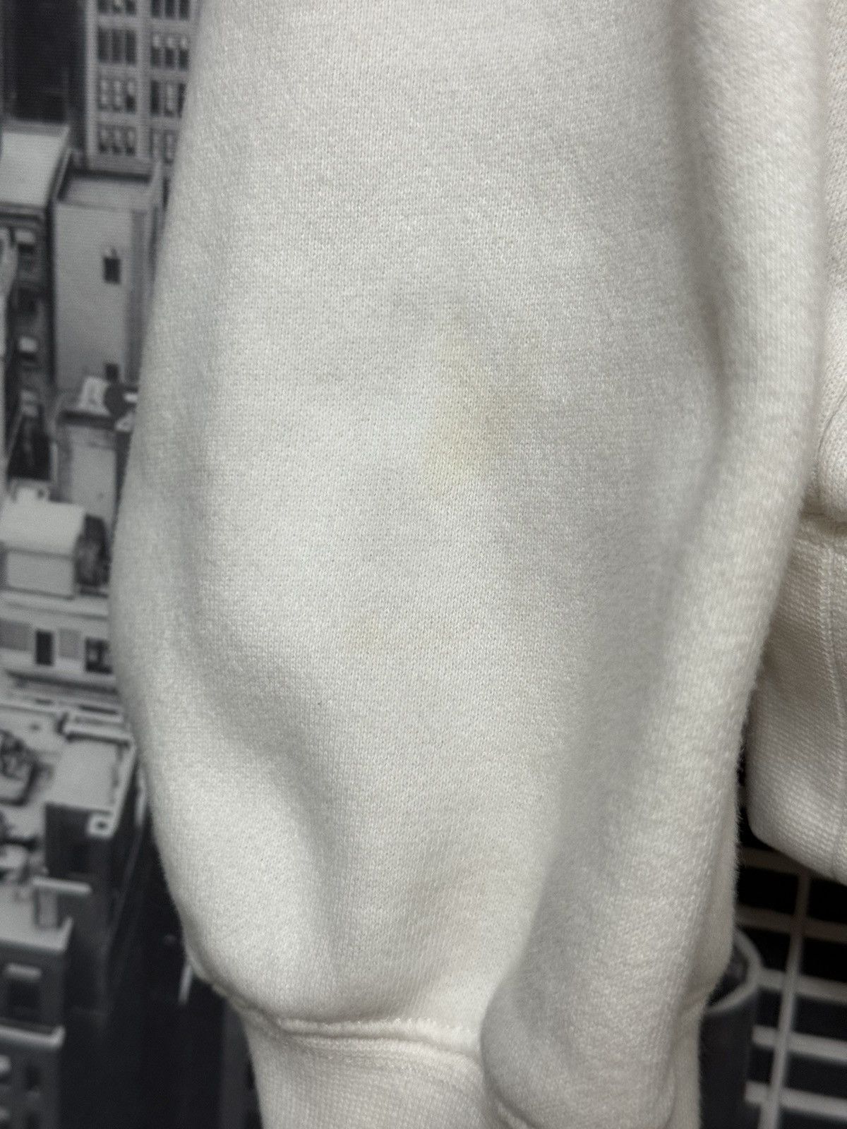 🔥Fear of God Essentials Boxy 3M Graphic Hoodie SZ Med White