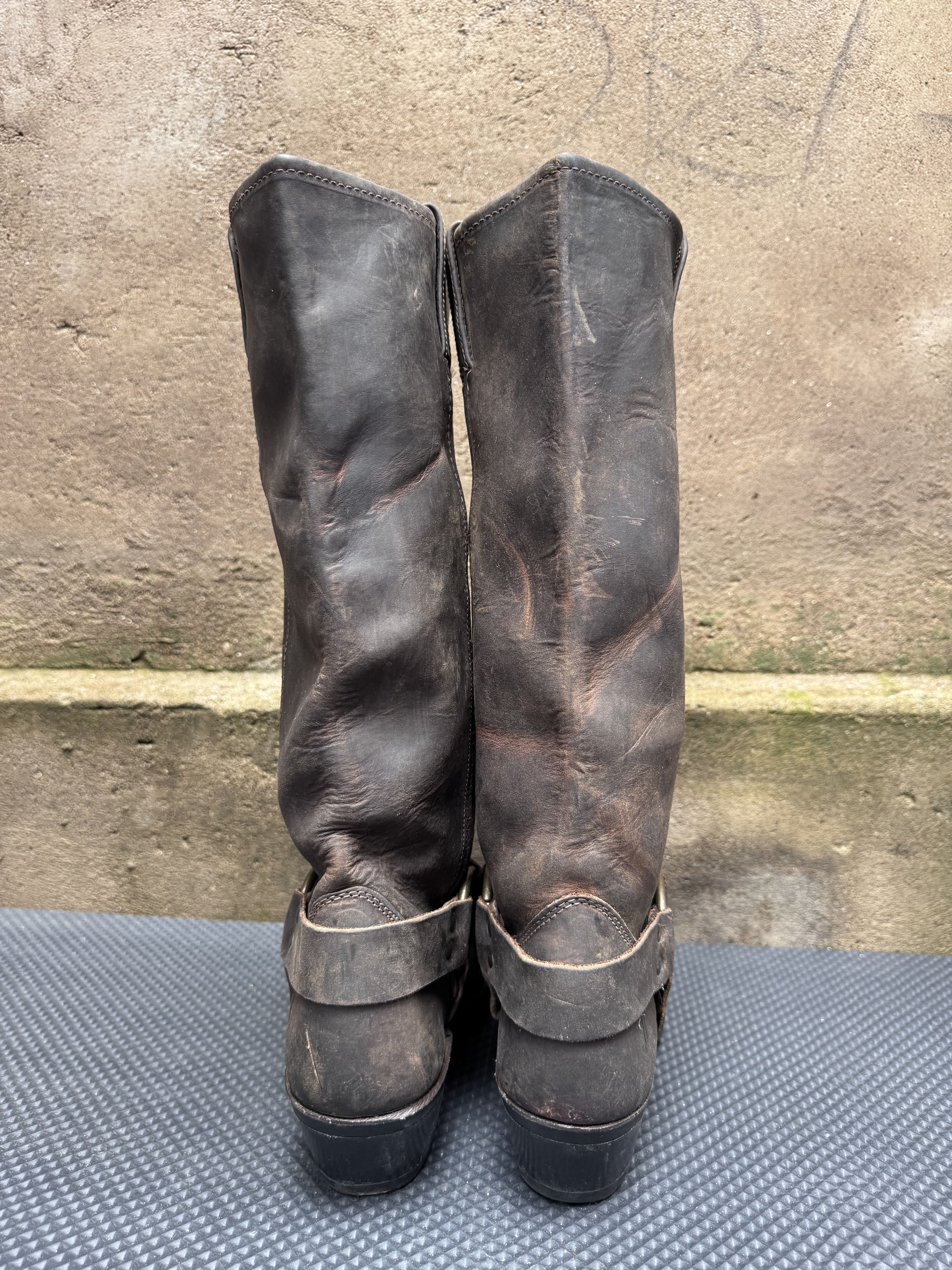 Frye FRYE Leather Tall High Pull On Western Boots Made in USA Size US 8 / IT 38 - 6 Thumbnail