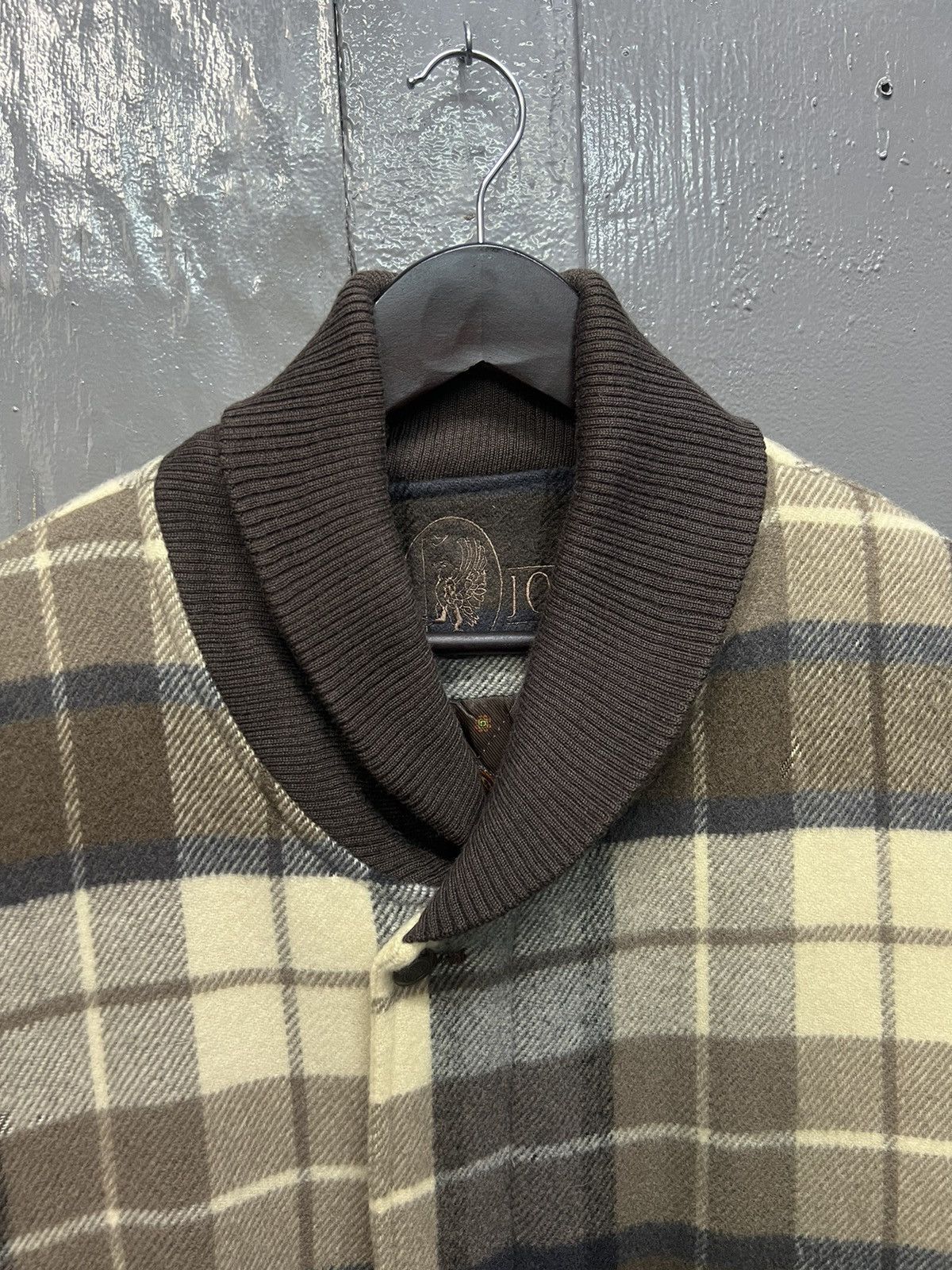 Vintage Vintage VicJoy Plaid Wool Bomber Jacket Size US L / EU 52-54 / 3 - 4 Thumbnail
