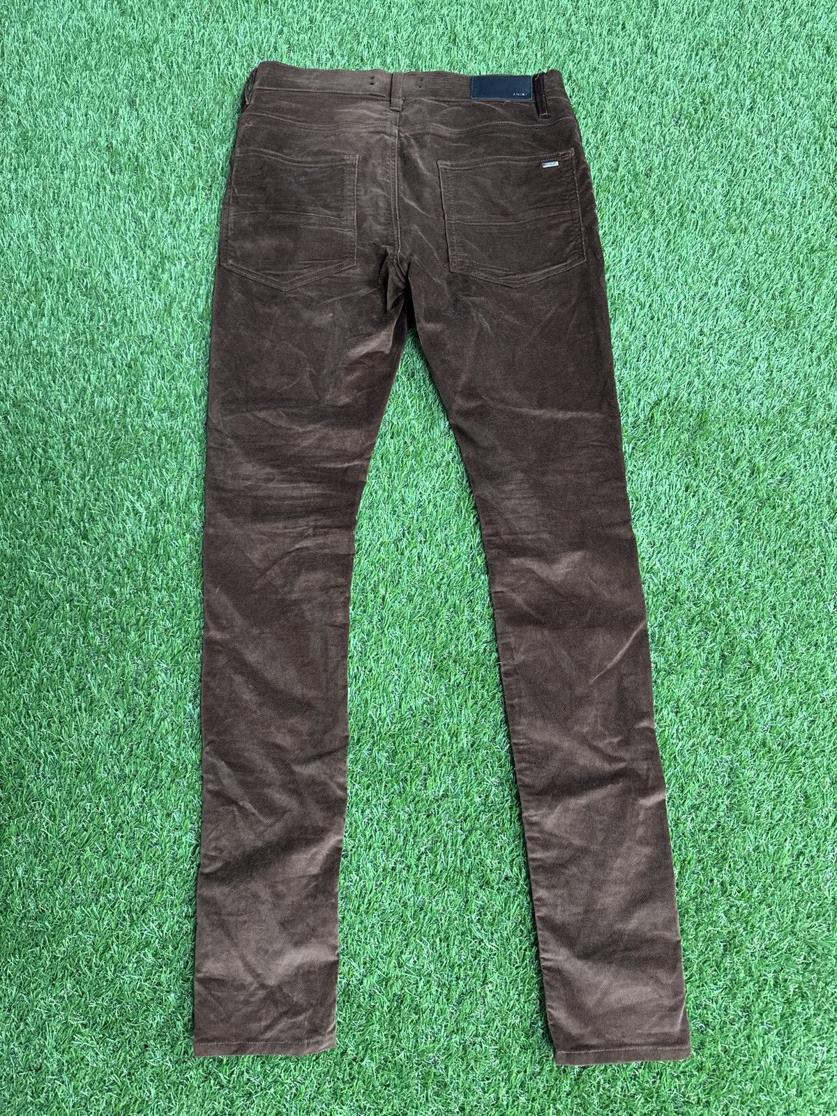AMIRI VELVET BROWN JEANS