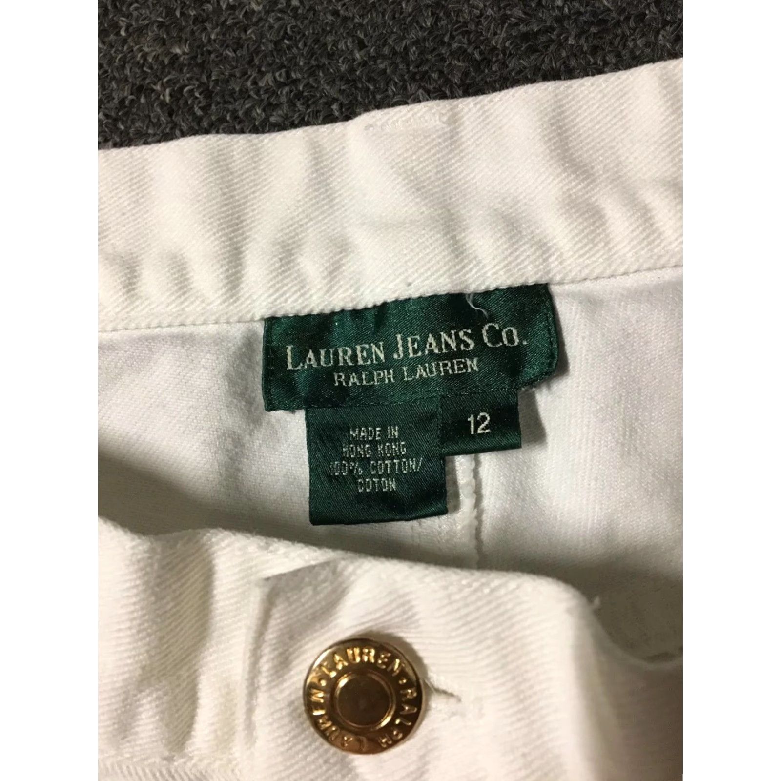 Polo Ralph Lauren VINTAGE Polo Ralph Lauren Shorts Women 12 White Sailing Nautical 90s Beach USA Size 34" / US 12 / IT 48 - 4 Thumbnail