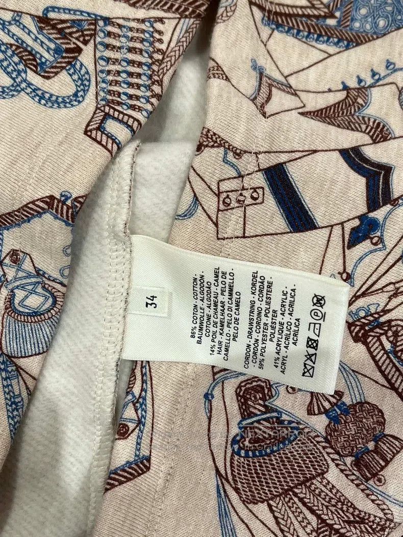 Hermes Hermes Printed sweatshirt skirt Size XXS / US 00 / IT 34 - 4 Thumbnail