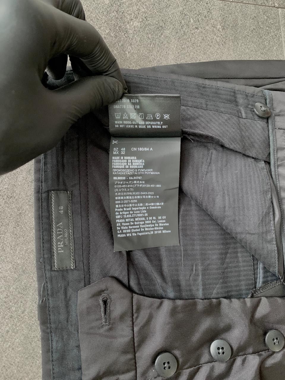 Prada FREE TAX! Garbardine Nylon Cropped Trousers Size US 32 / EU 48 - 12 Thumbnail