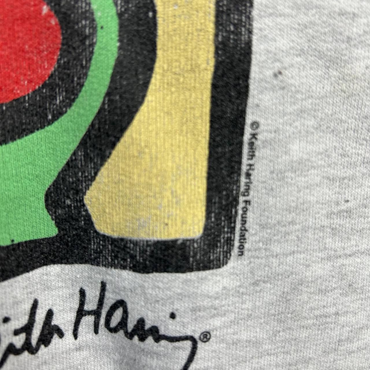 Keith Haring Vintage Kaith Haring Designer 90s rare streetwear sweatshirt Size US L / EU 52-54 / 3 - 9 Thumbnail