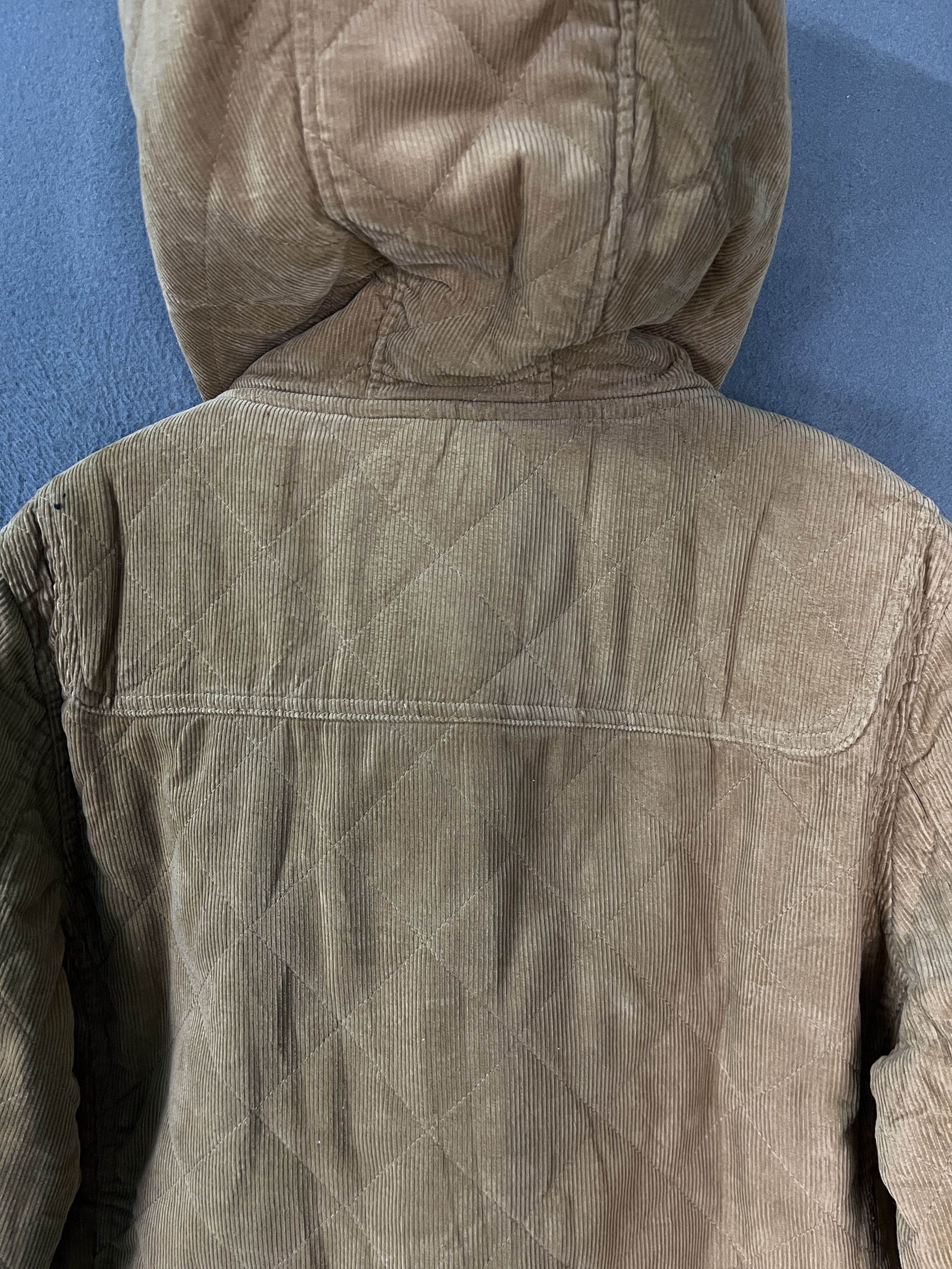 Japanese Brand Diagonal Arrow Corduroy Duffle Coat Size US M / EU 48-50 / 2 - 8 Thumbnail