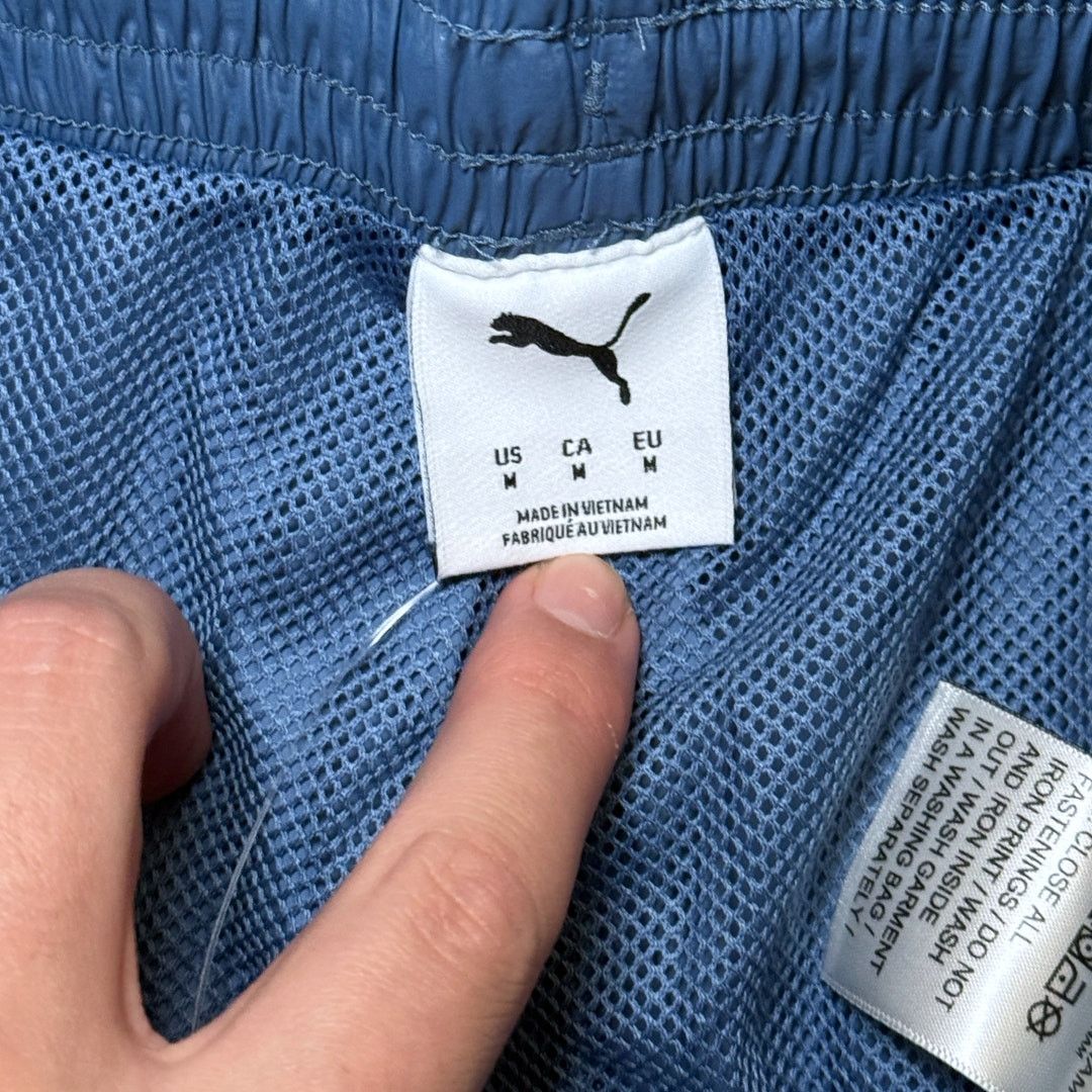 Puma PUMA KidSuper CF Monterrey Travel Pants Mens Medium Blue Size US 32 / EU 48 - 8 Thumbnail