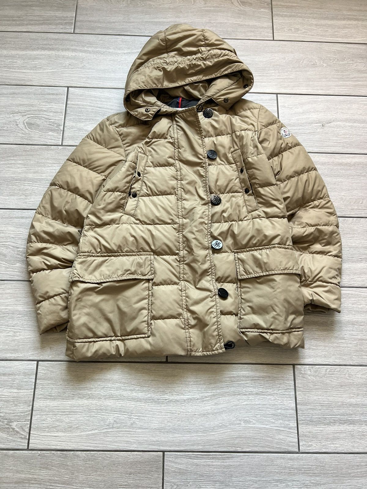 Moncler Moncler Puffer Down Jacket Beige Size 3 Large Size L / US 10 / IT 46 - 6 Thumbnail