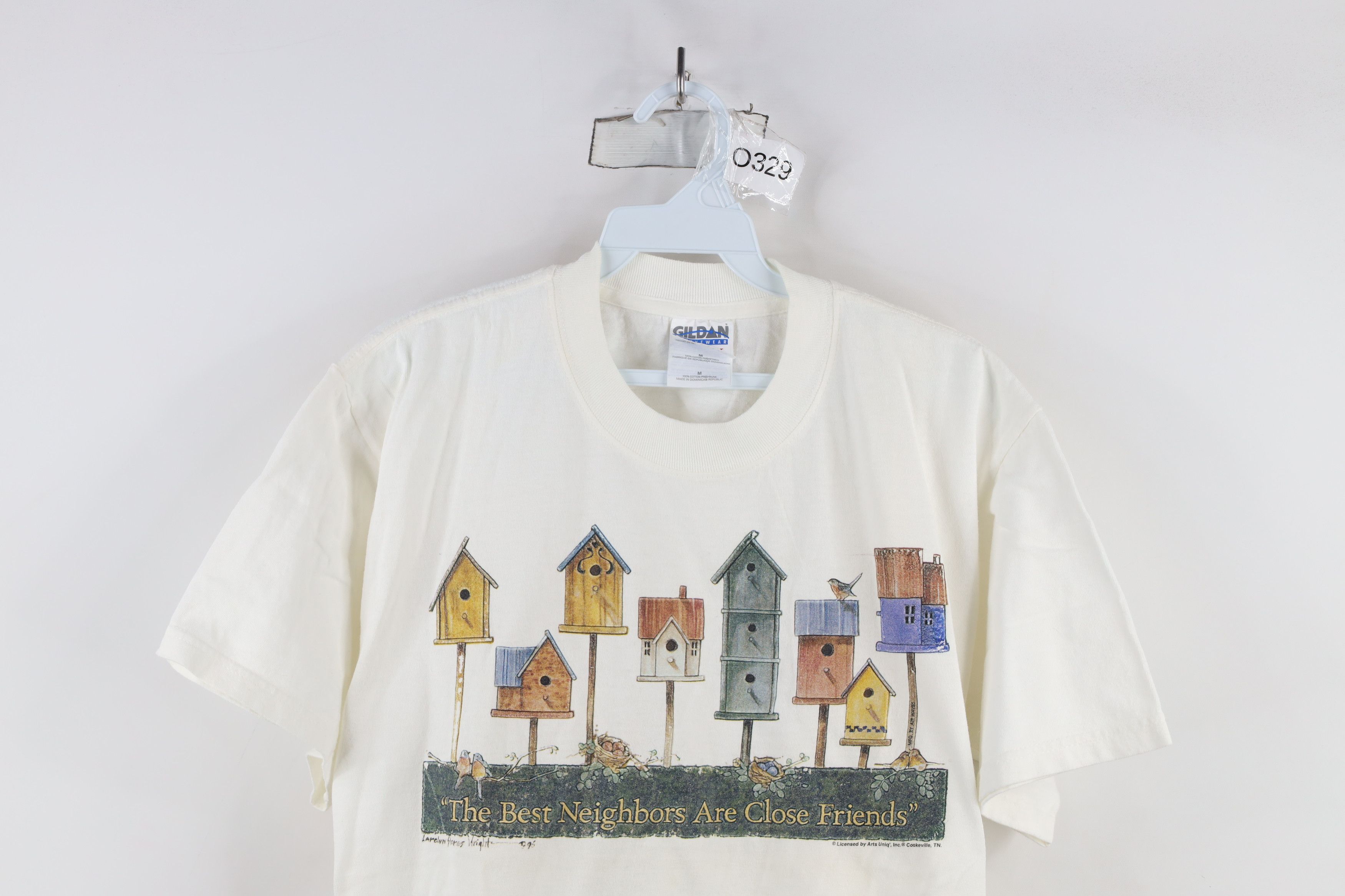 Vintage Vintage 90s Streetwear Bird Birdhouse Neighbors T-Shirt Size M / US 6-8 / IT 42-44 - 2 Thumbnail