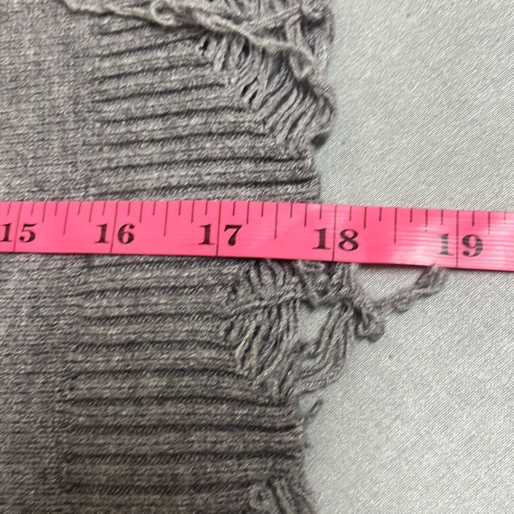 Other Brooklyn Karma Womens Size Small Pullover Crop Sweater Gray Size S / US 4 / IT 40 - 10 Thumbnail