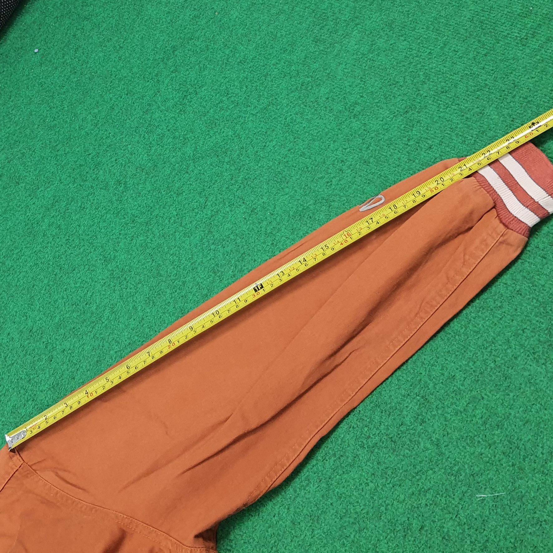 45rpm Vintage 45PRM Japan Varsity Orange Bomber Jacket C288N8 Size US L / EU 52-54 / 3 - 11 Thumbnail