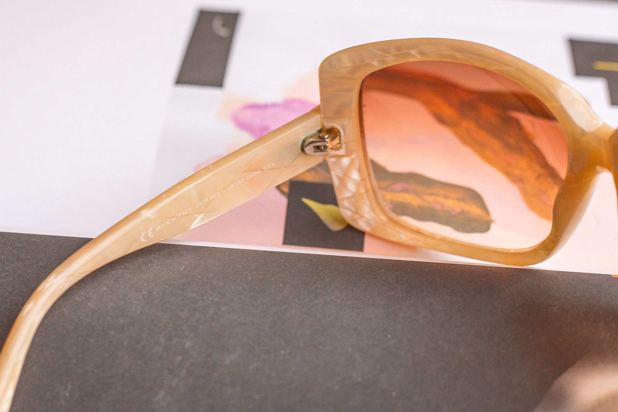 Dior Christian Dior MyDior 1 Cannage Oversized Sunglasses Size ONE SIZE - 8 Thumbnail