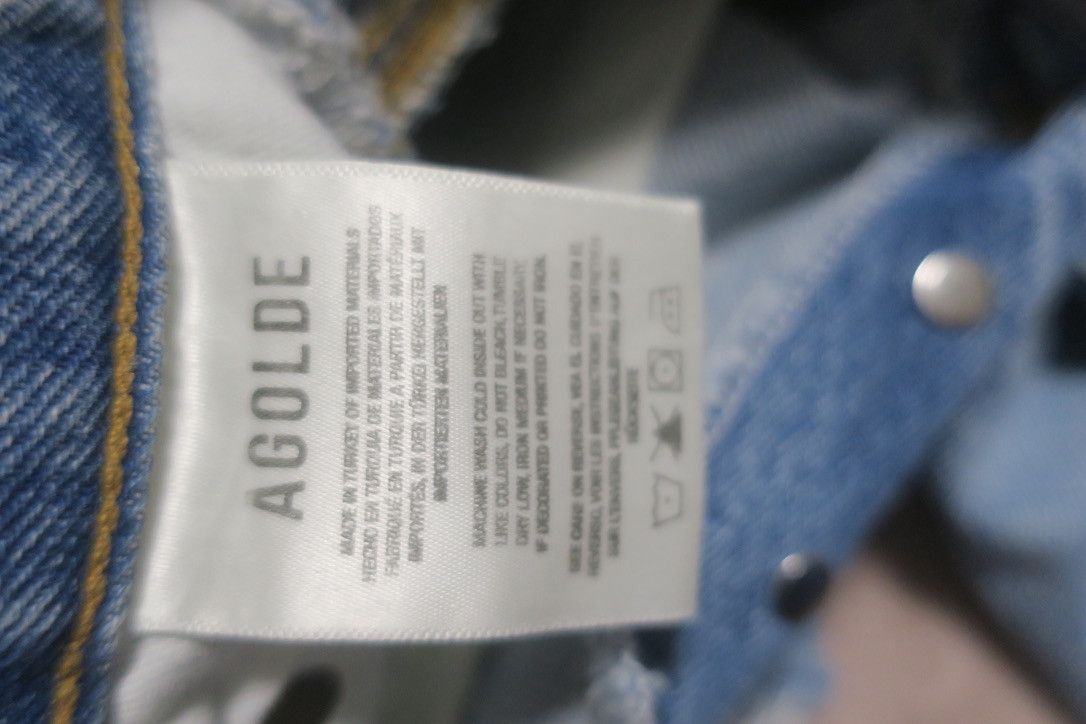 Agolde Women's Criss Cut-Off Jean Shorts Size 23 Size US 26 / EU 42 - 9 Thumbnail