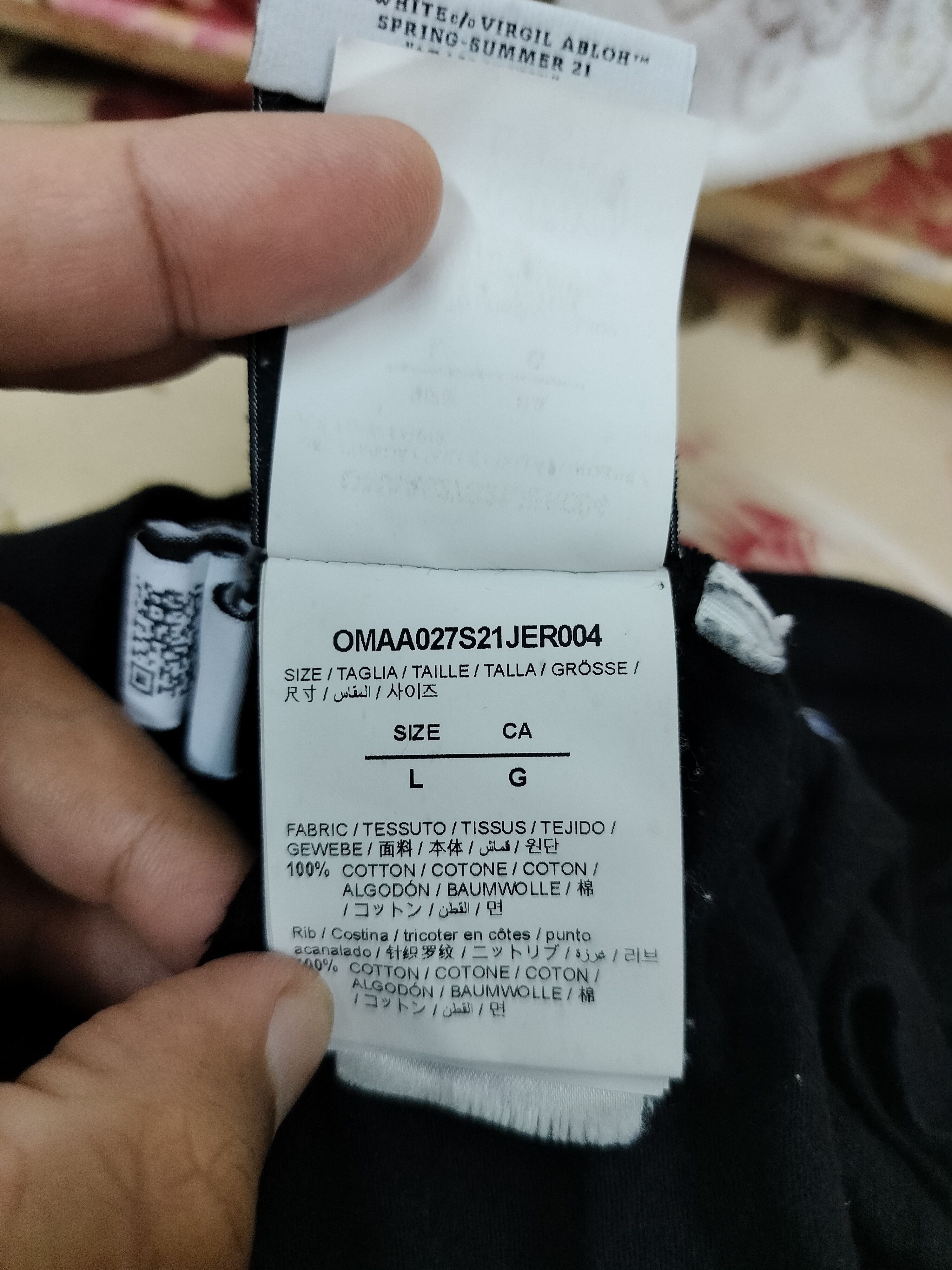Off-White Off White Eco Friendly Spring Summer 21 Adam is Eve Size US L / EU 52-54 / 3 - 13 Thumbnail