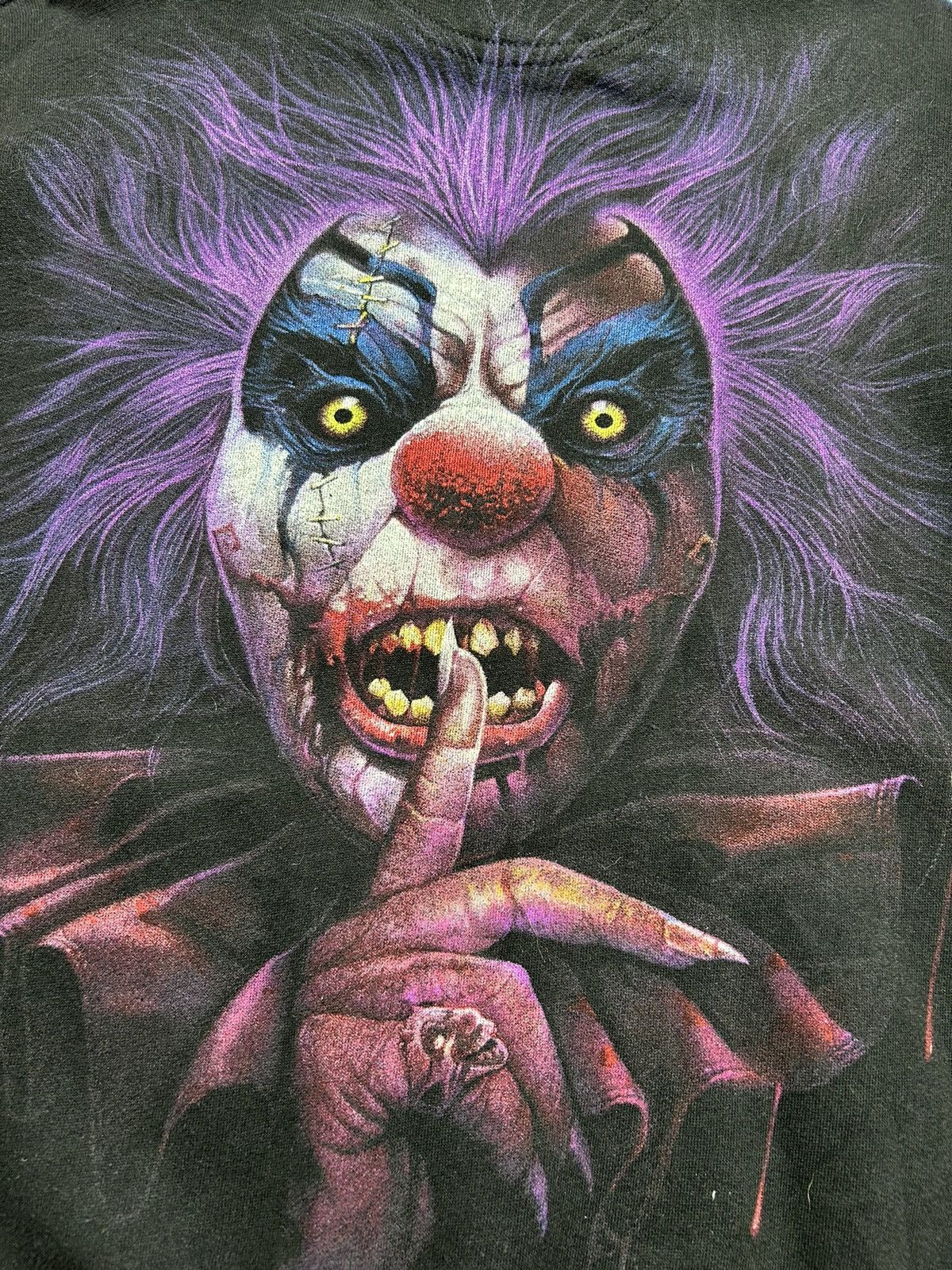 Vintage Vintage Horror Creepy Clown Death 666 Overprinted Hoodie Size US M / EU 48-50 / 2 - 8 Thumbnail