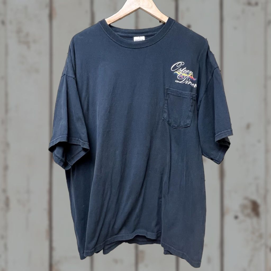 Jerzees VINTAGE Jerzees High Cotton T-Shirt Men 2XL Black Short Sleeve Crew Neck Biker Florida Motorcycle Rally Screen Print Graphic Size US XXL / EU 58 / 5 - 1 Thumbnail