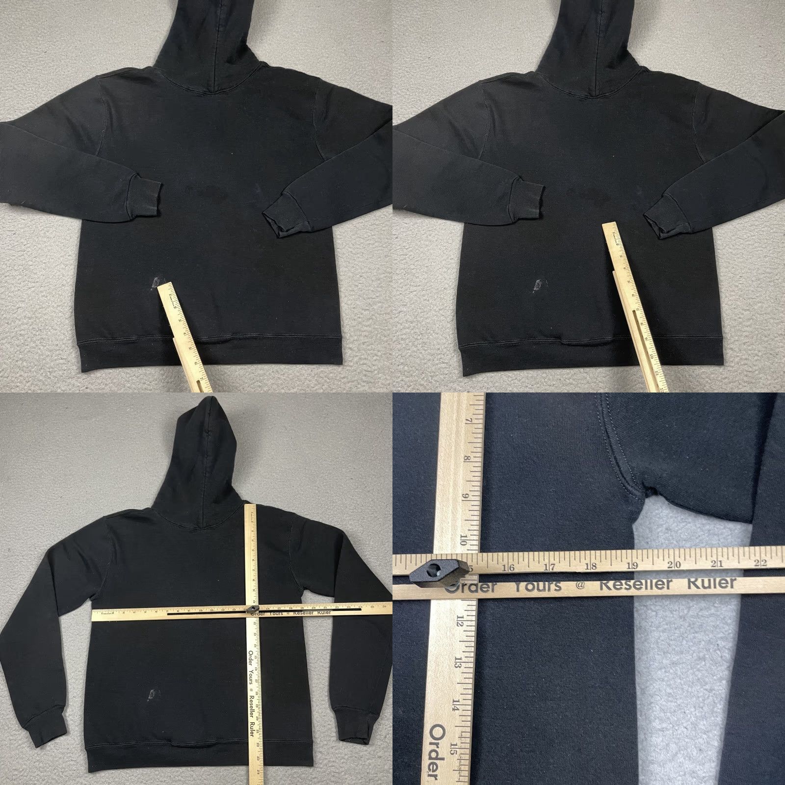 Russell Athletic VINTAGE Russell Athletic Hoodie Mens Black Sweatshirt Adult M 80s Monticello College Uni Fraternity 1980s 90s Men Size US M / EU 48-50 / 2 - 8 Thumbnail