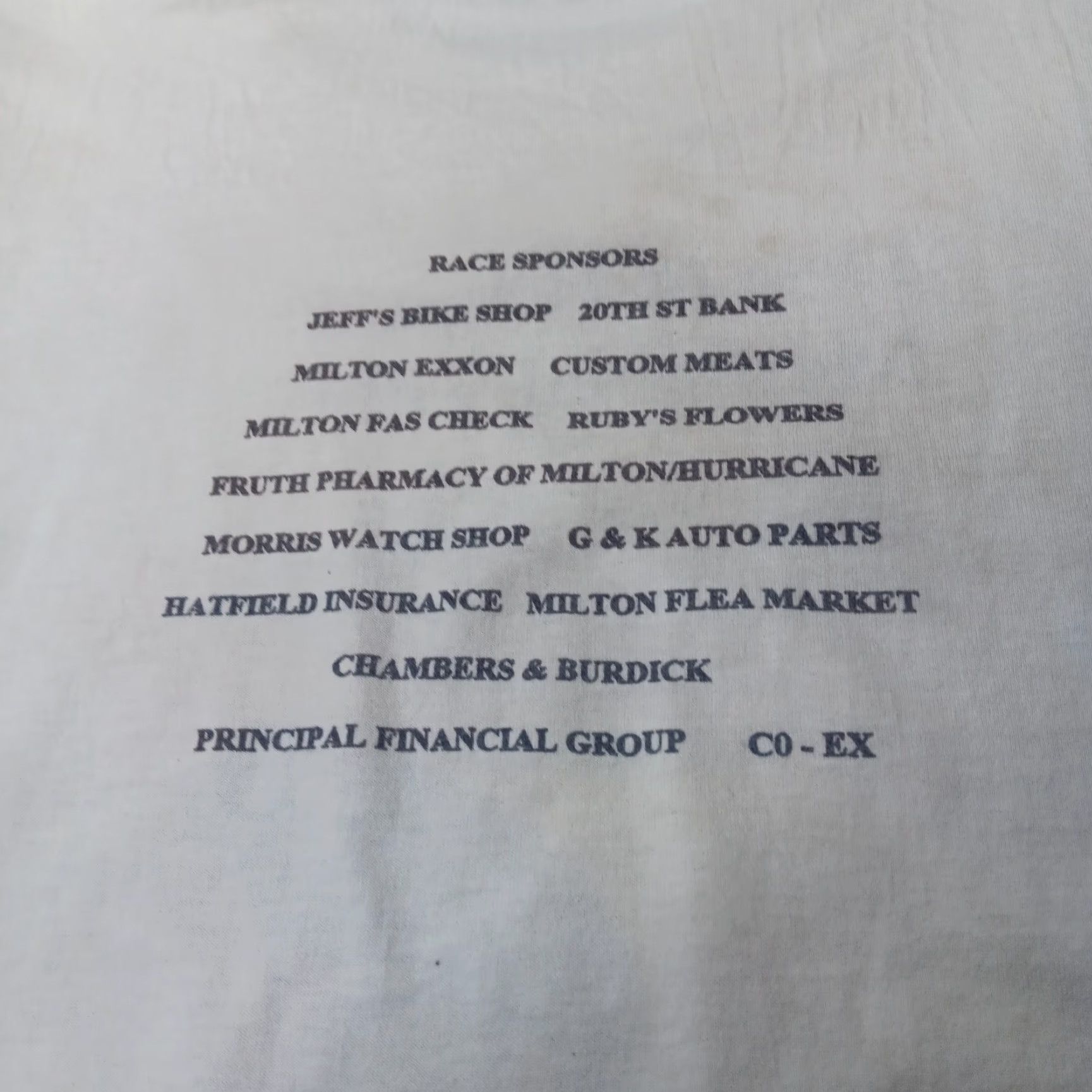 Fruit Of The Loom VINTAGE Doc And Bernard Memorial Tour Road Cycling Shirt XL Bike Single Stitch White Cotton/Polyester Knit Men Crew Neck Short Sleeve Size US XL / EU 56 / 4 - 4 Thumbnail