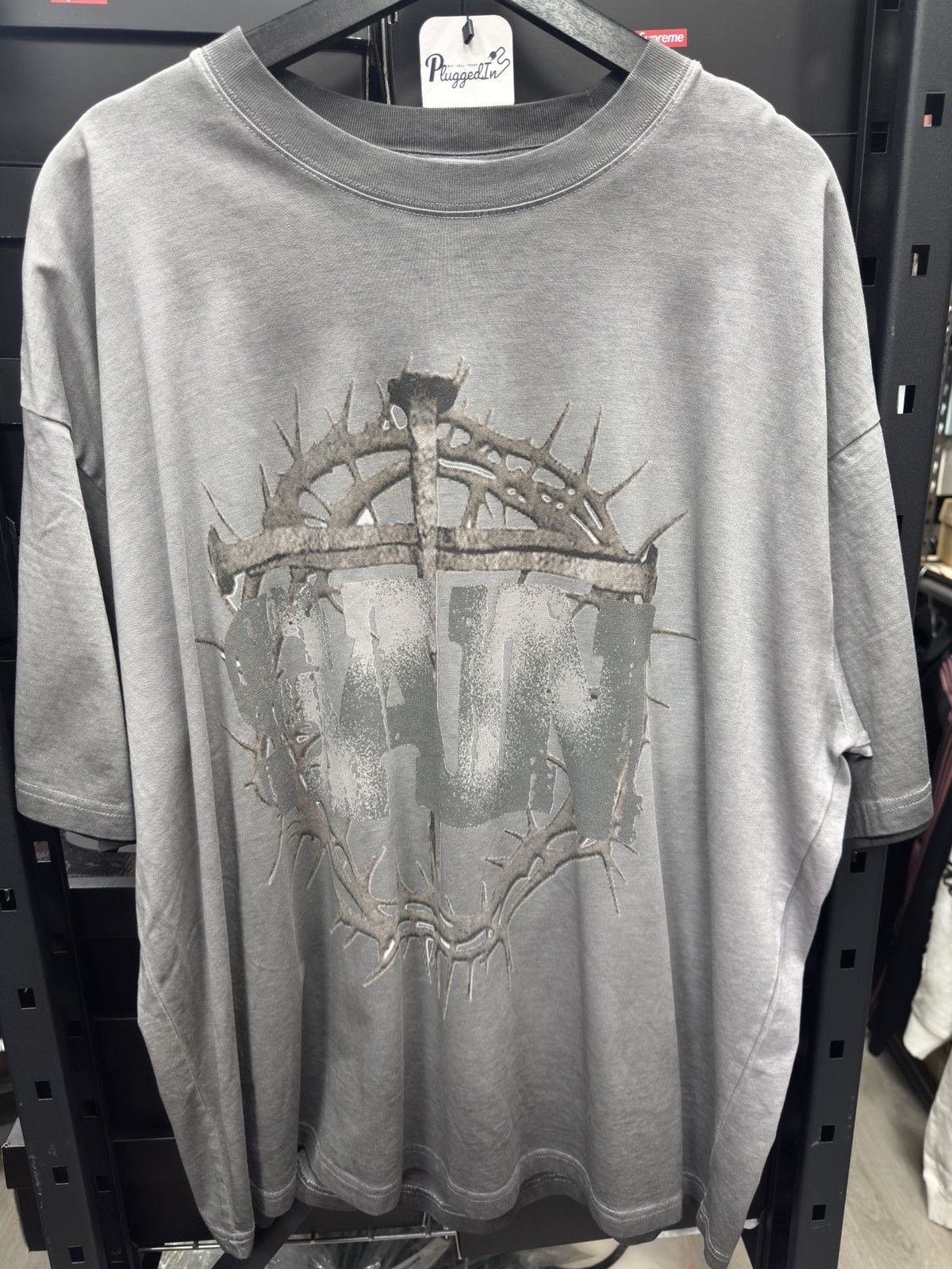 Saint Vanity Saint Vanity Grey Washes Graphic Tee Size US XL / EU 56 / 4 - 2 Thumbnail