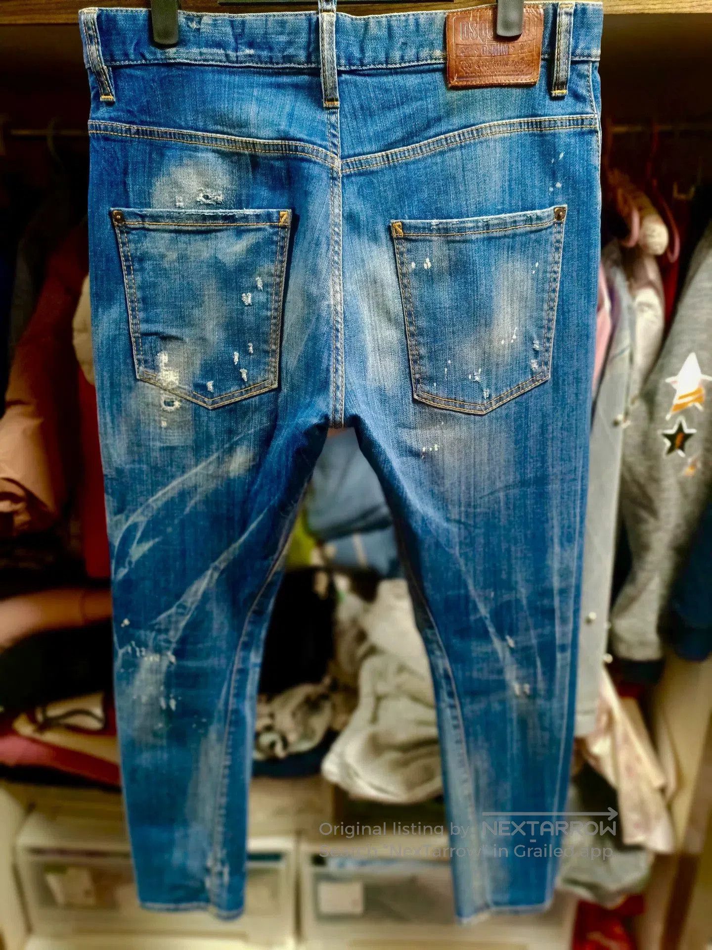 Dsquared2 Dsquared2 Red Knee Distressed Jeans. Size US 30 / EU 46 - 2 Thumbnail
