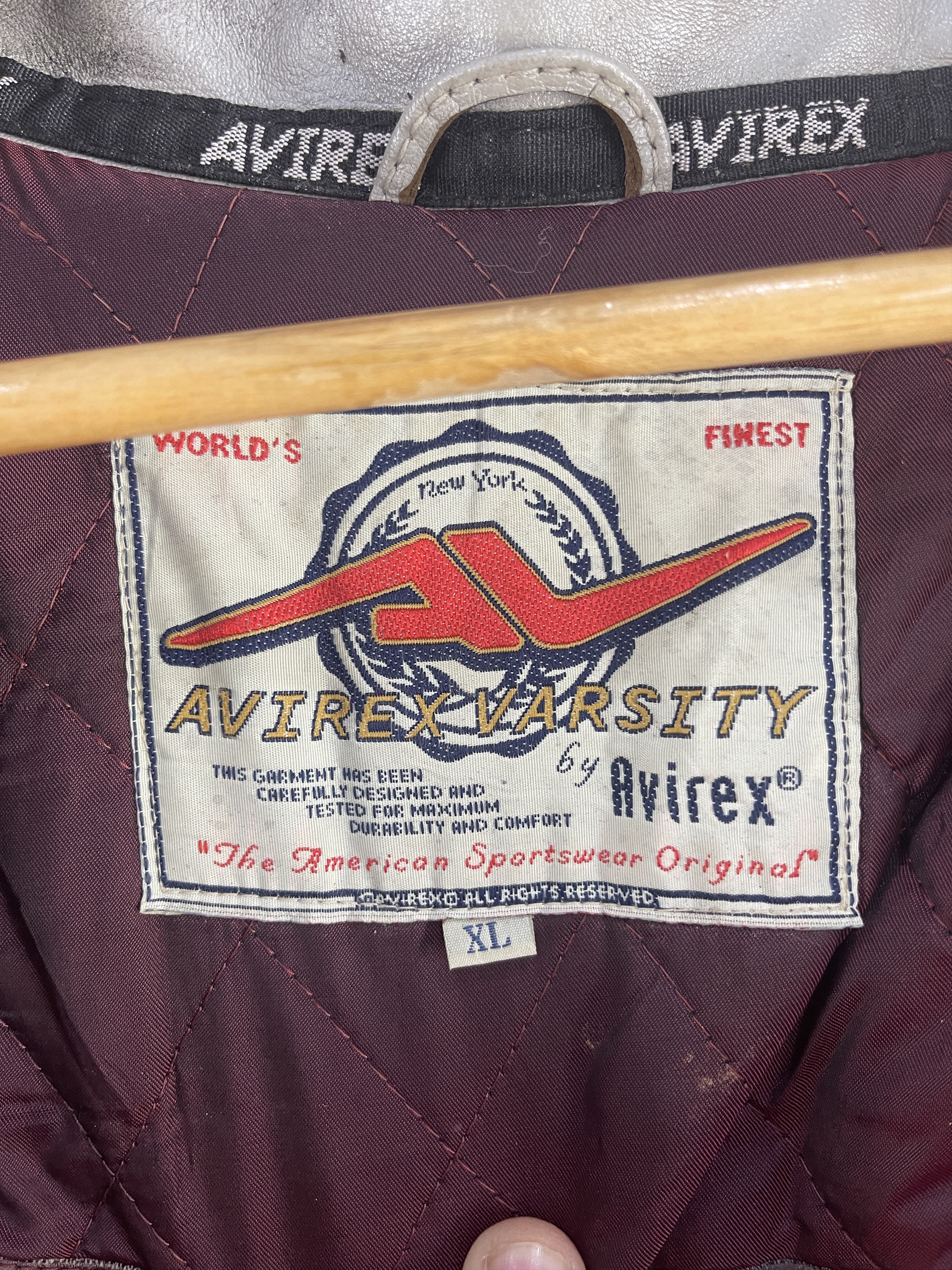 Avirex Avirex Varsity Leather Jacket “Spirit of American Varsity” Size US XL / EU 56 / 4 - 12 Thumbnail