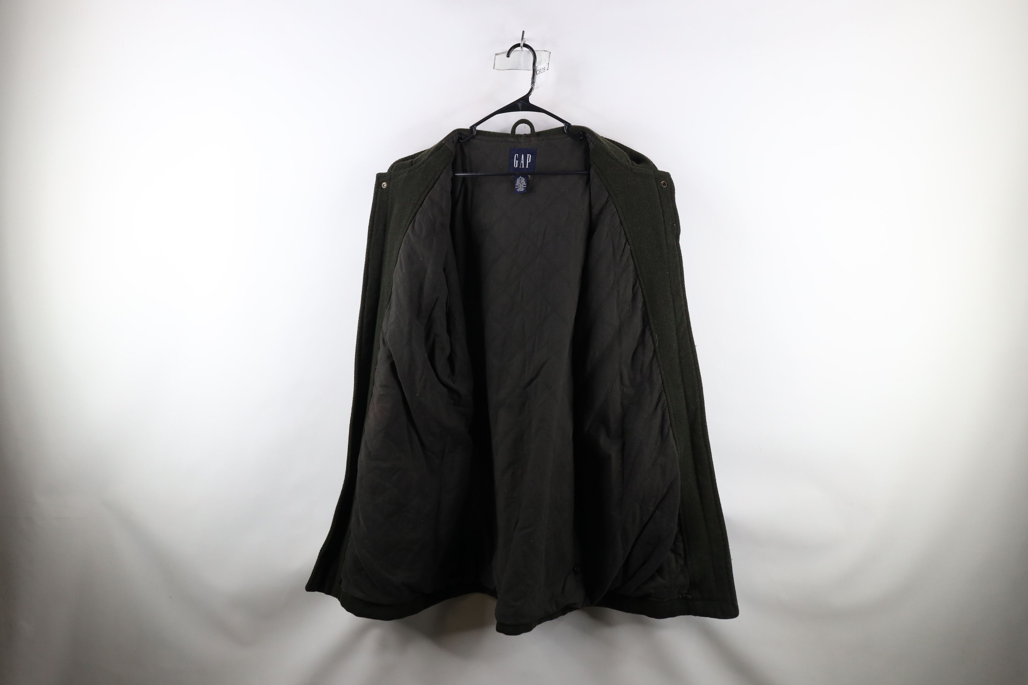 Gap × Vintage Vintage 90s Gap Wool Hooded Toggle Button Parka Jacket Size US L / EU 52-54 / 3 - 8 Thumbnail