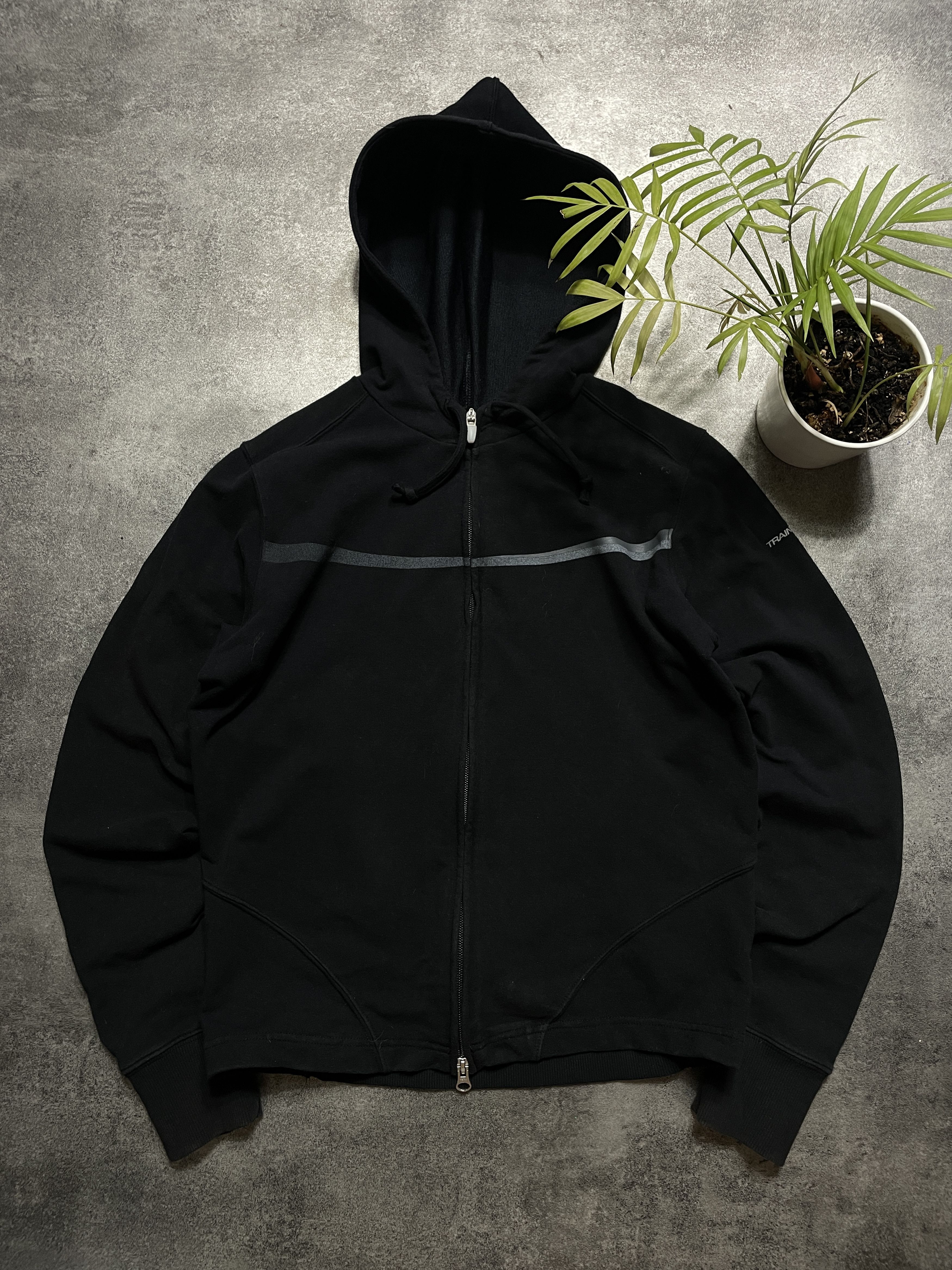 Nike ❗️RARE❗️Nike Vintage Y2K Training Hoodie Thin Swoosh Size L / US 10 / IT 46 - 1 Thumbnail