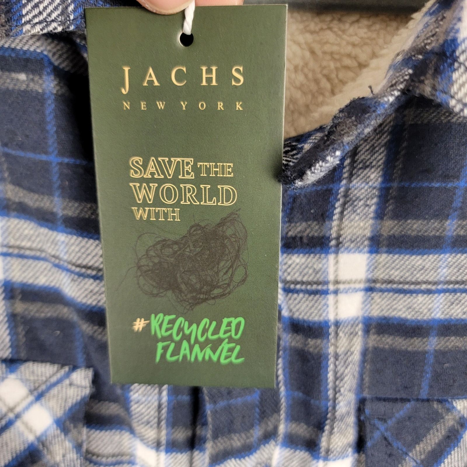 JACHS NY Jachs New York Sherpa Lined Shirt Mens Sz 2XL Size US XXL / EU 58 / 5 - 6 Thumbnail