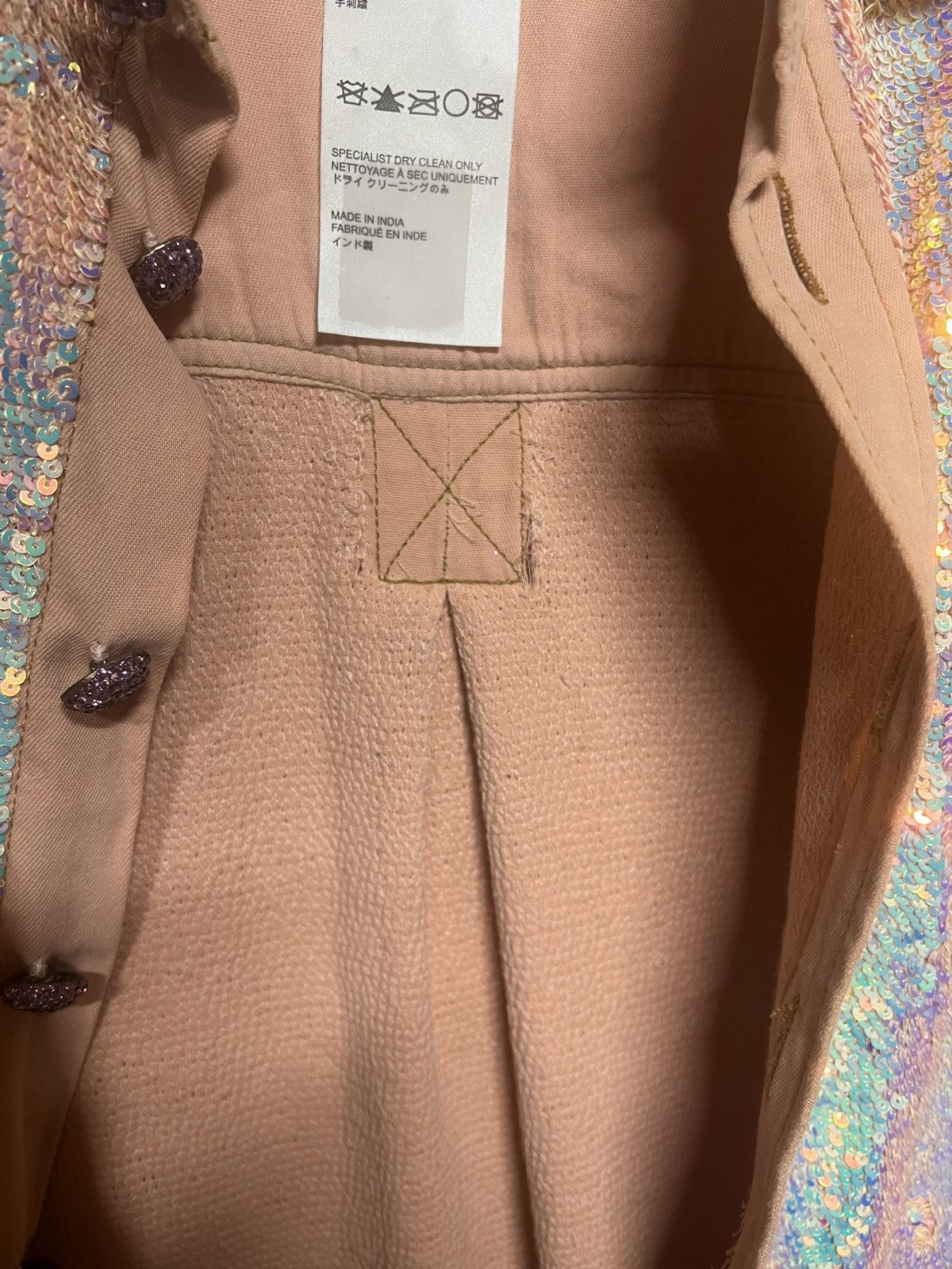 ASHISH Pink Sequin Shirt Size US L / EU 52-54 / 3 - 7 Thumbnail