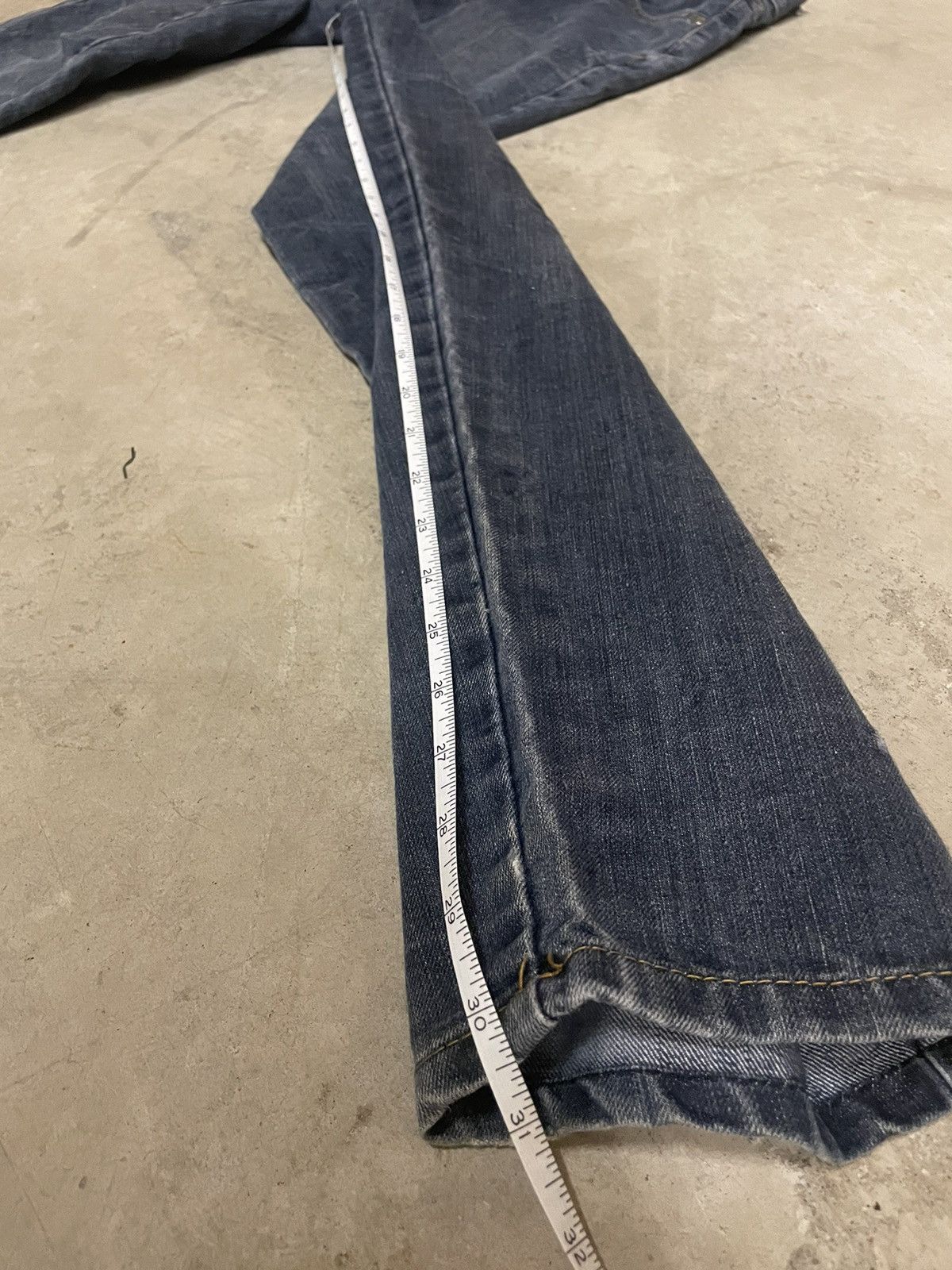 Japanese Brand Vintage Embroidered Japanese Denim Jeans Size 29" - 7 Thumbnail