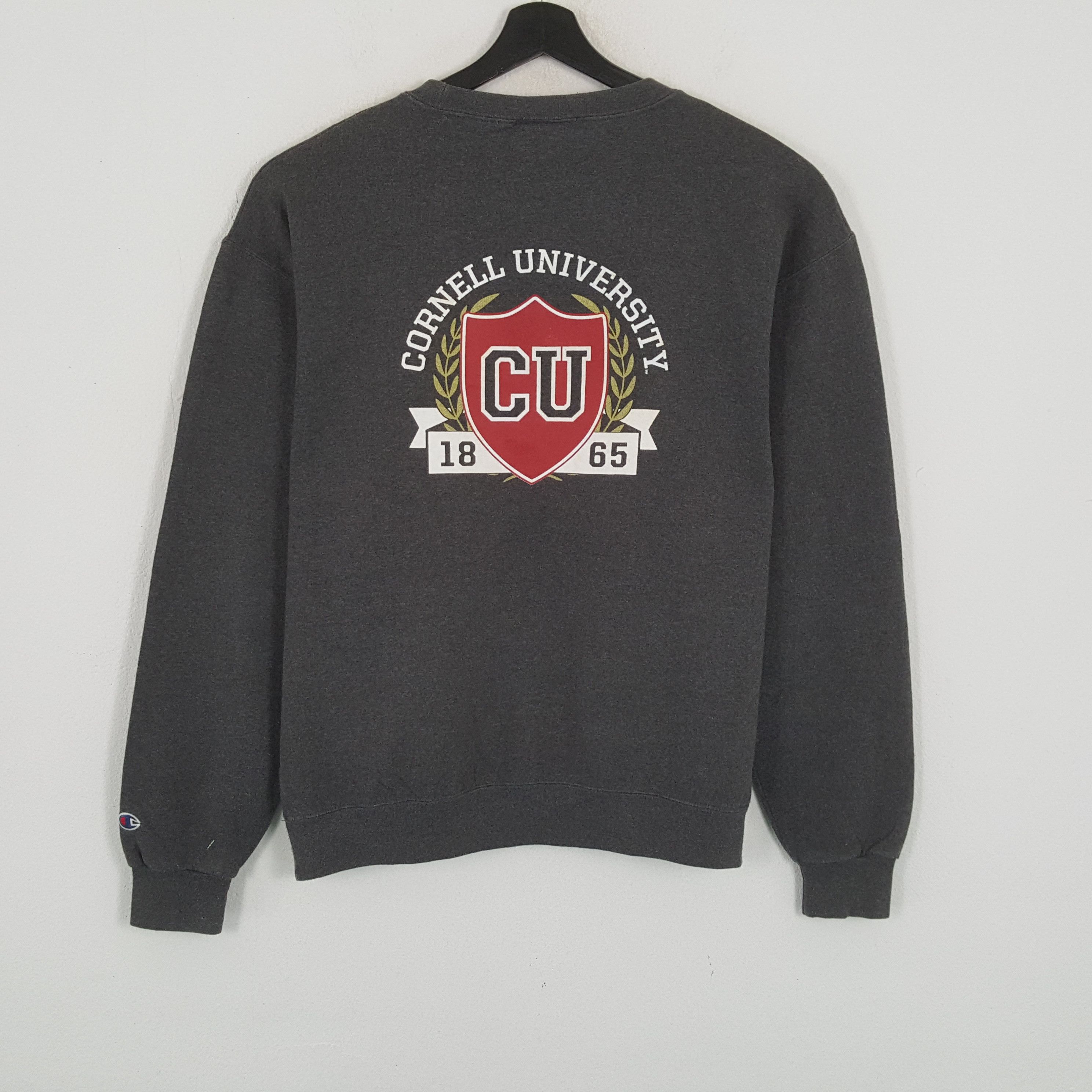 Champion × Vintage CORNELL UNIVERSITY CHAMPION Sweatshirt Streetwear Style Size US L / EU 52-54 / 3 - 3 Thumbnail
