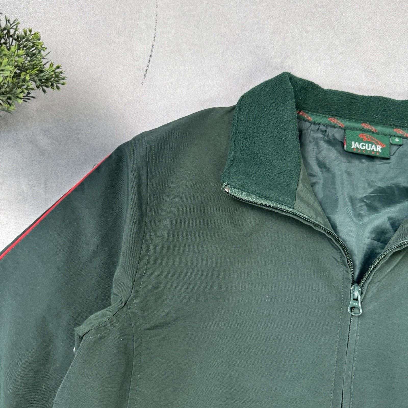 Vintage Vintage Jaguar Racing Jacket Green Wimen Size S Y2K Size US S / EU 44-46 / 1 - 5 Thumbnail