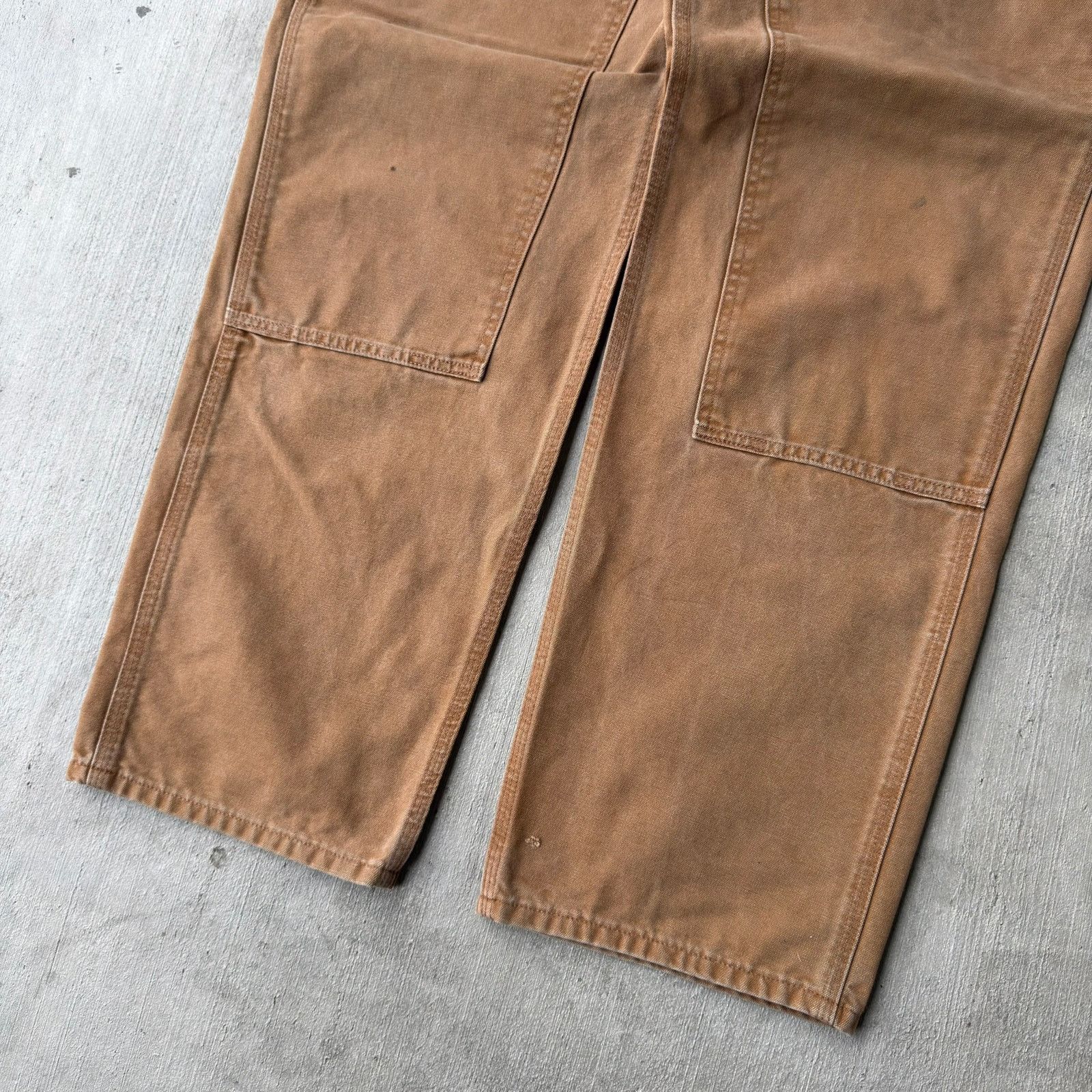 Carhartt × Vintage Carhartt brown double knee work wear carpenter pants Size US 36 / EU 52 - 3 Thumbnail