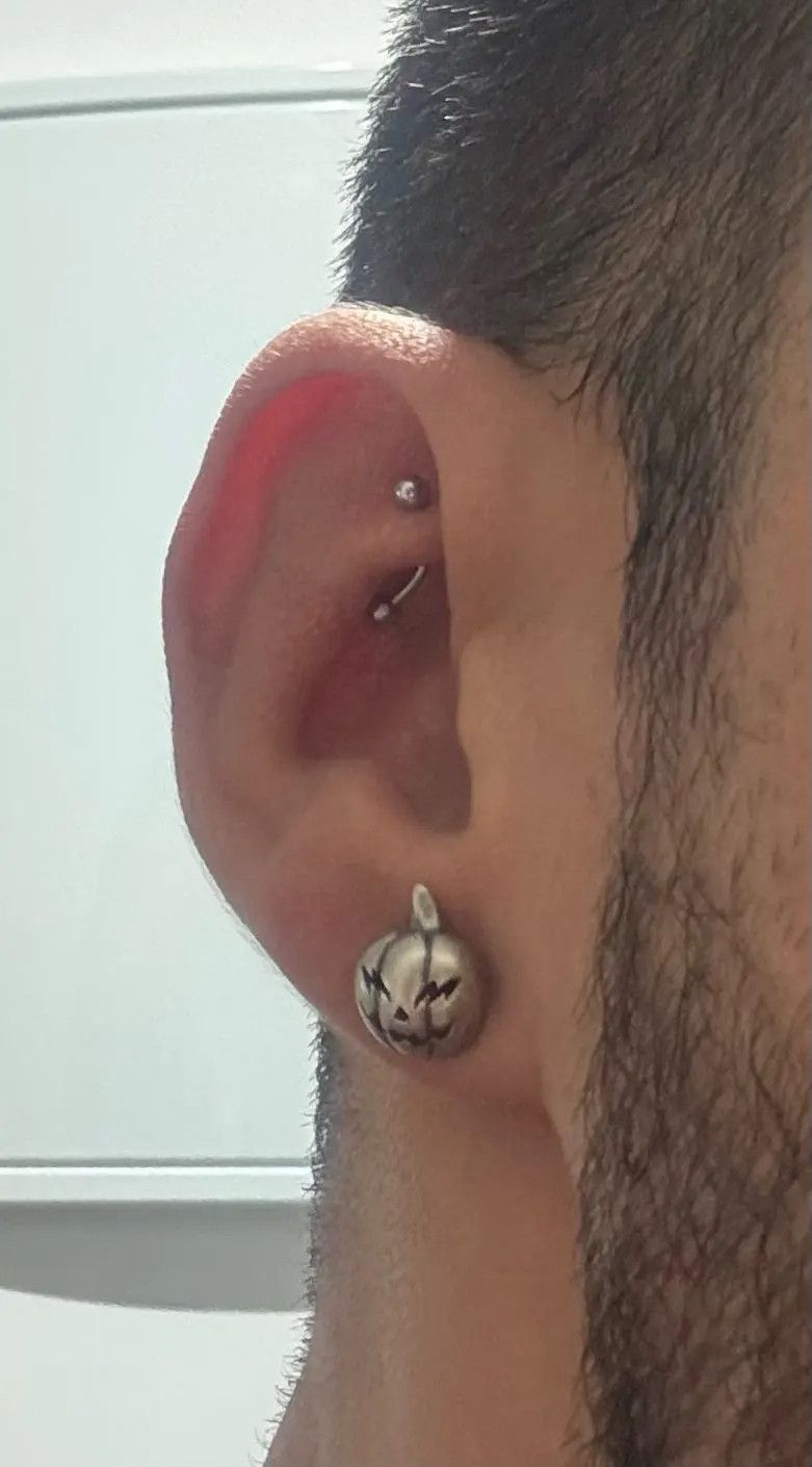 Jewelry Halloween Pumpkin Stud Earrings 925 Sterling Silver Ear Gift Size ONE SIZE - 4 Thumbnail