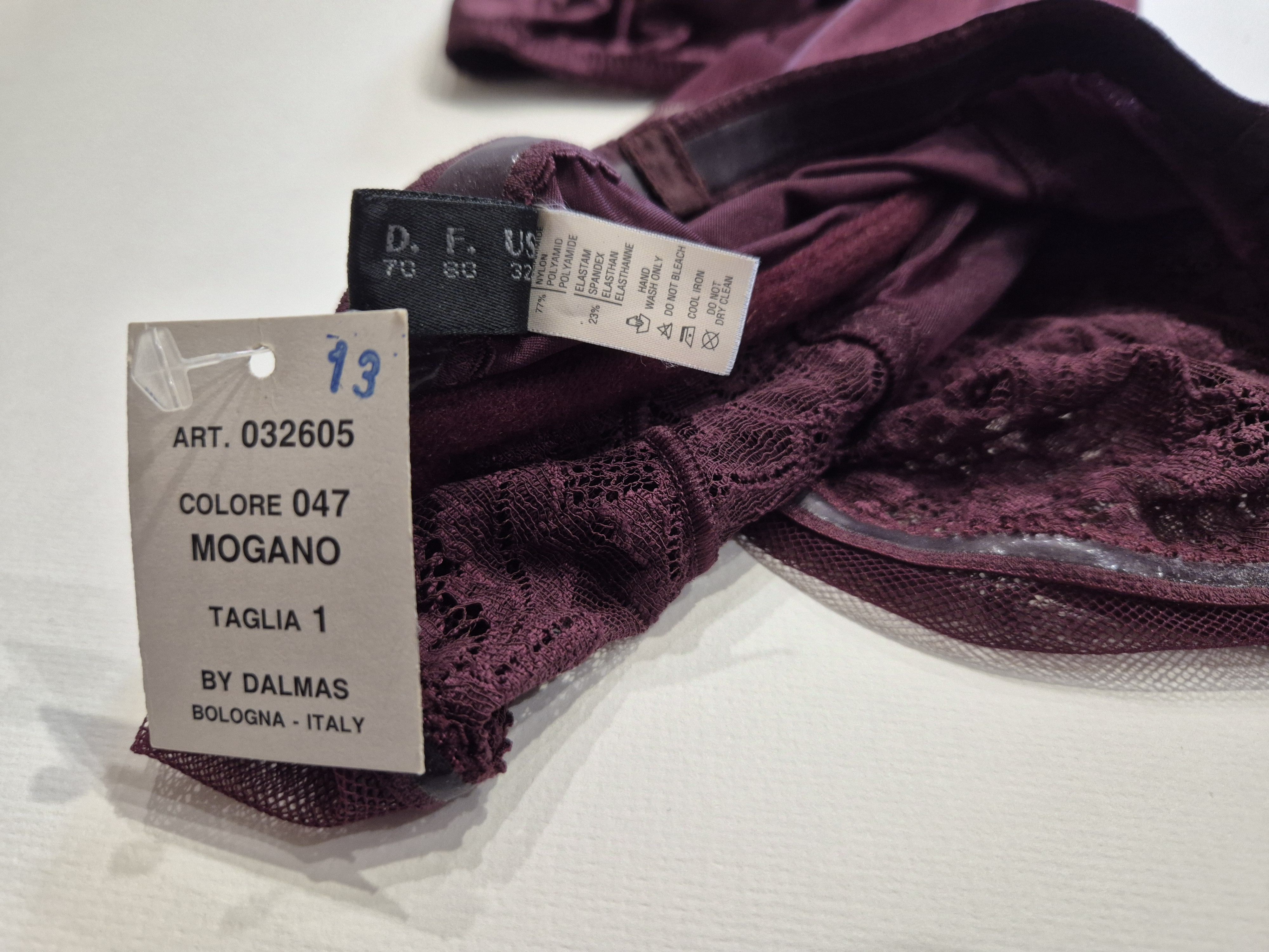 La Perla NIB Vintage LA PERLA Corsetteria Bodysuit Mogano Burgundy Size XS / US 0-2 / IT 36-38 - 5 Thumbnail