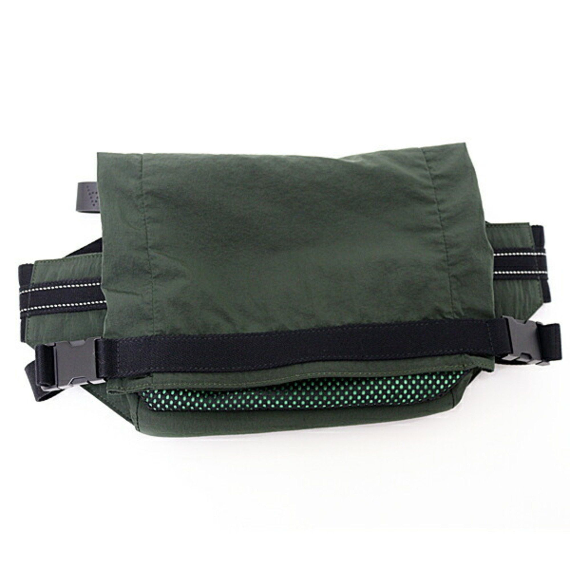 BOTTEGA VENETA Belt Bag Waist Body Nylon 574353 Khaki Green