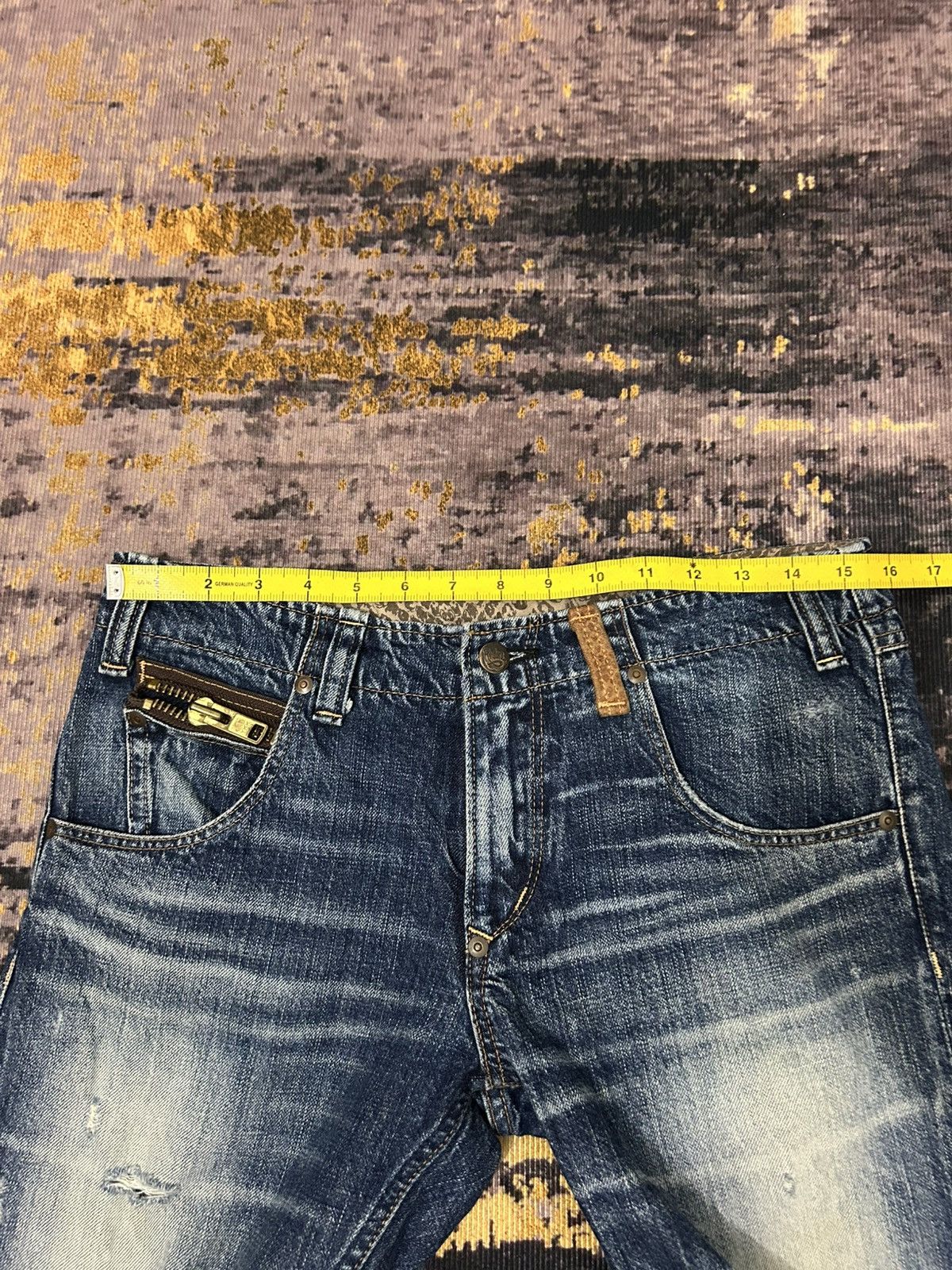 Tornado Mart RNA Inc Japan Distressed Snake Pocket Back Size US 31 - 19 Thumbnail