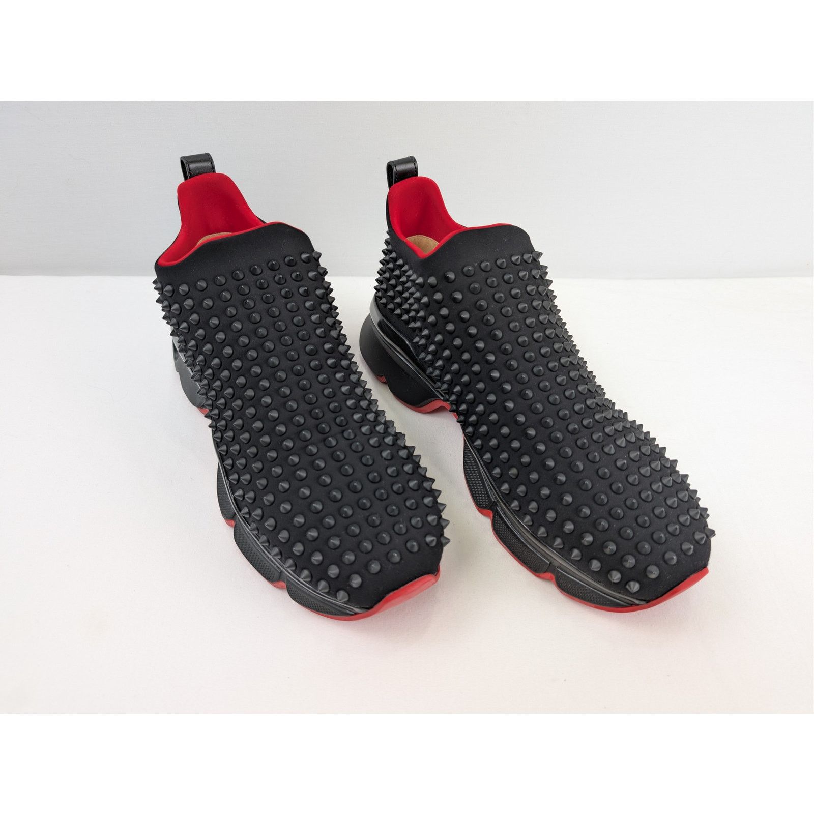 Christian Louboutin o1rshd1 Spike Sock Flat Shoe Boots Sneakers in Black 44 Size US 11 / EU 44 - 7 Thumbnail
