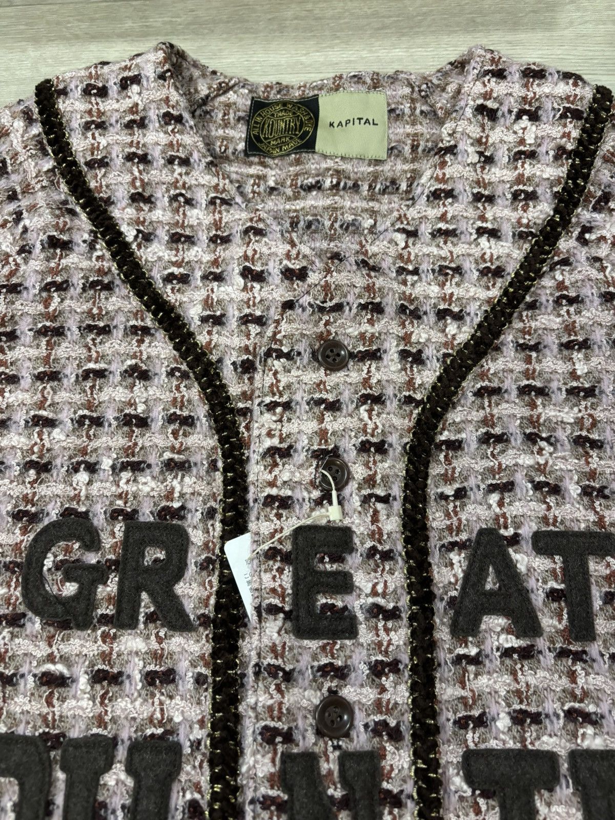 Kapital Fancy Tweed Great Kountry Shirt Baseball