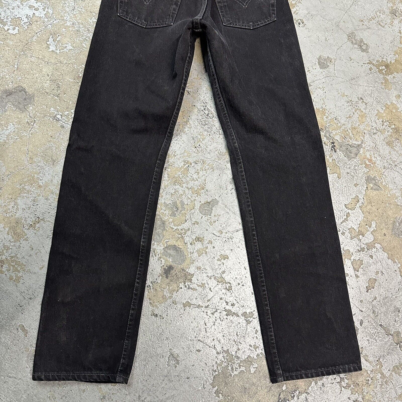Levi's × Vintage Vintage Levi’s 501 Black Denim Jeans 29x30 Women Made In USA Size 30" / US 8 / IT 44 - 6 Thumbnail
