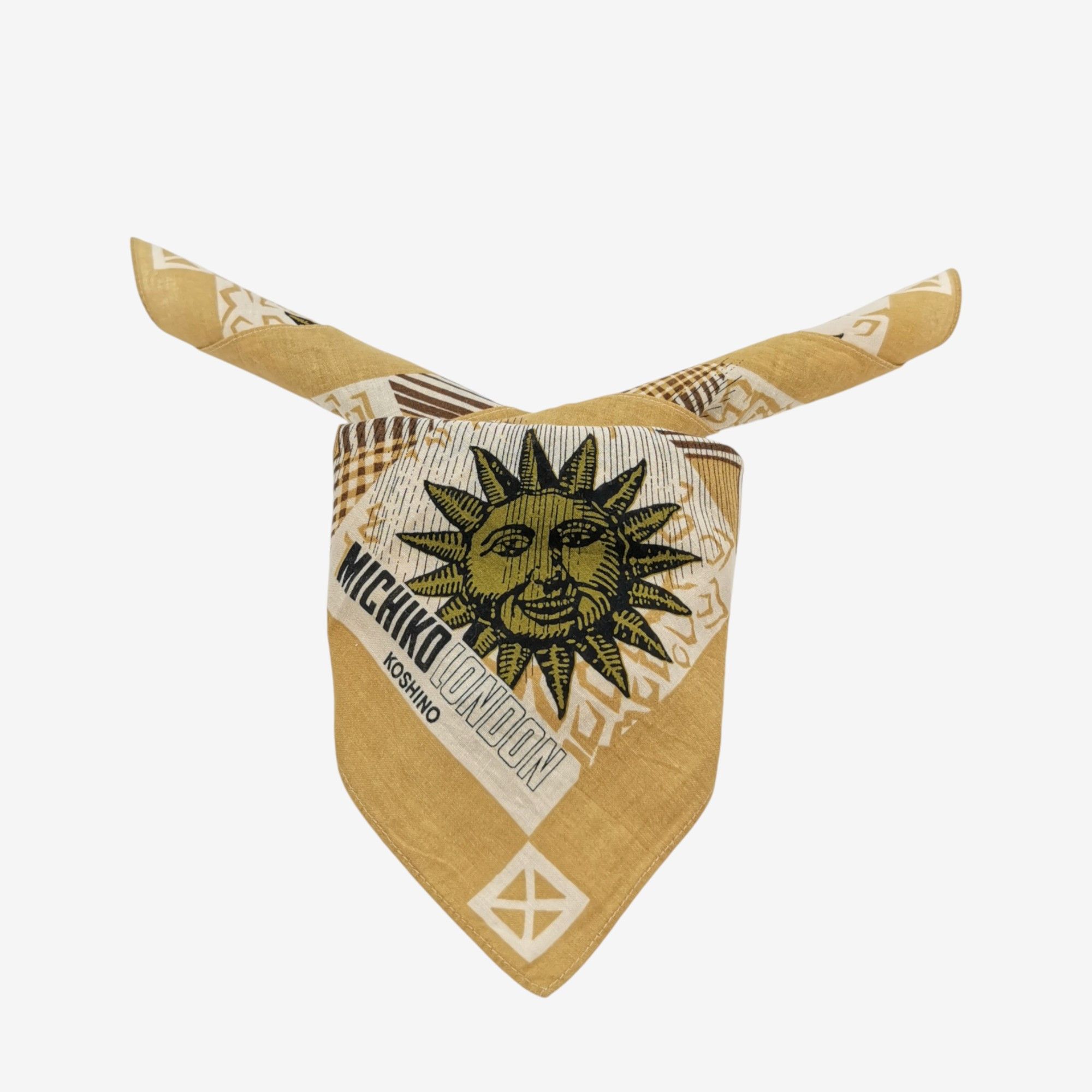 Michiko Koshino London Vintage Michiko London Handkerchief Bandana Neckerchief Size ONE SIZE - 4 Thumbnail