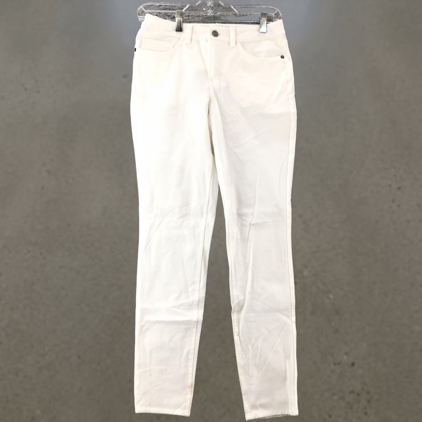 Nike Nike Dri Fit Skinny Jeans Womens White Mid Rise Zip Fly Comfort 27 in. Size 27" / US 4 / IT 40 - 1 Thumbnail