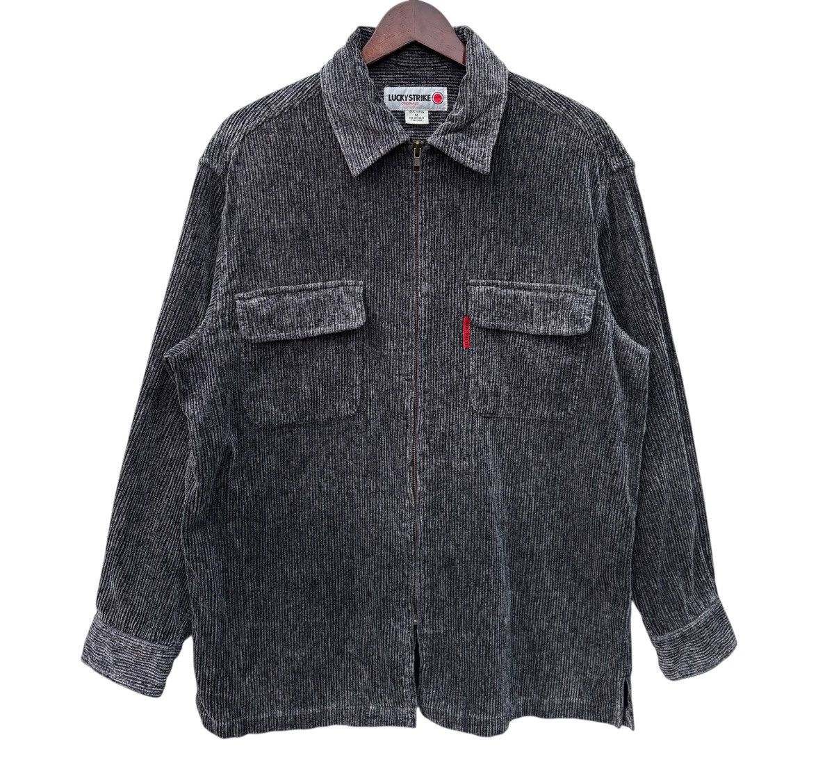 Sports Specialties Lucky Strike Motorsport Dark Grey Corduroy Jacket Size US M / EU 48-50 / 2 - 4 Thumbnail